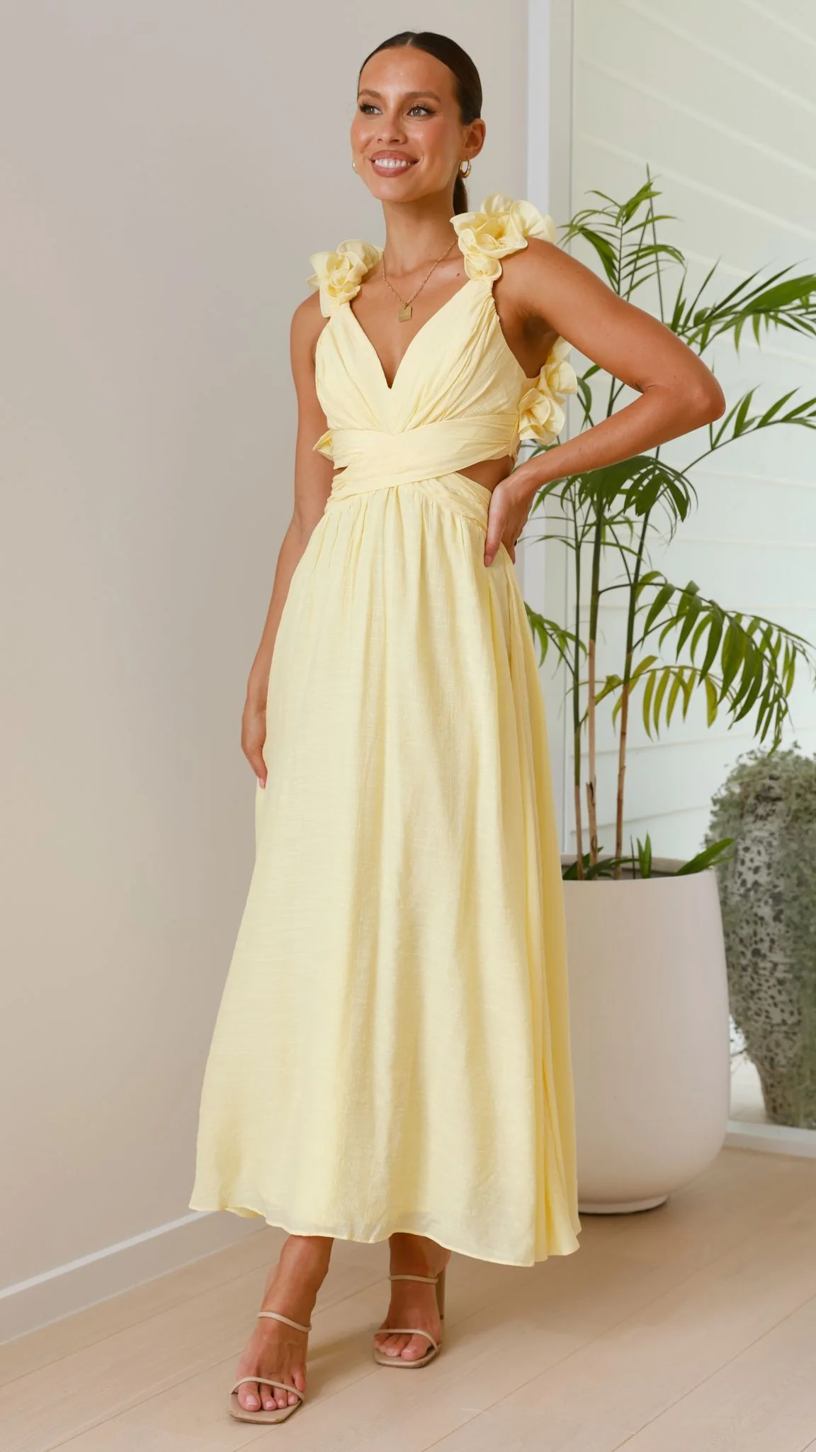 Galilhai Maxi Dress - Yellow