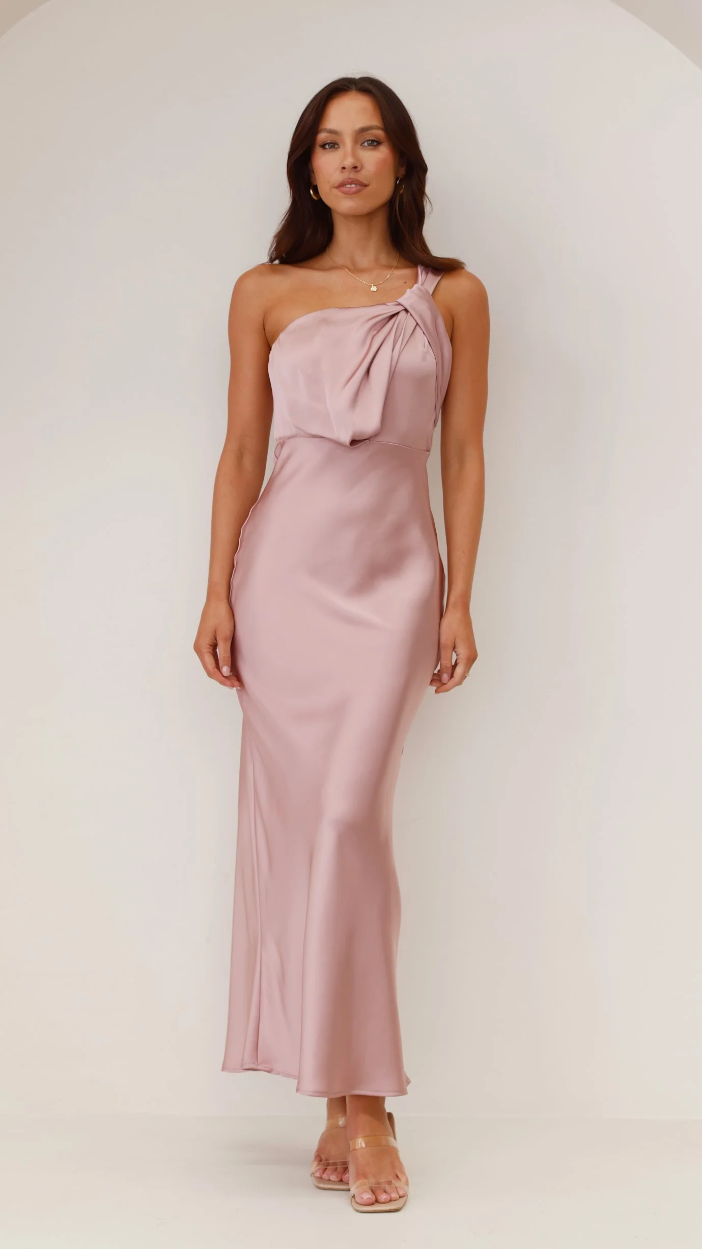 Greta Maxi Dress - Dusty Pink