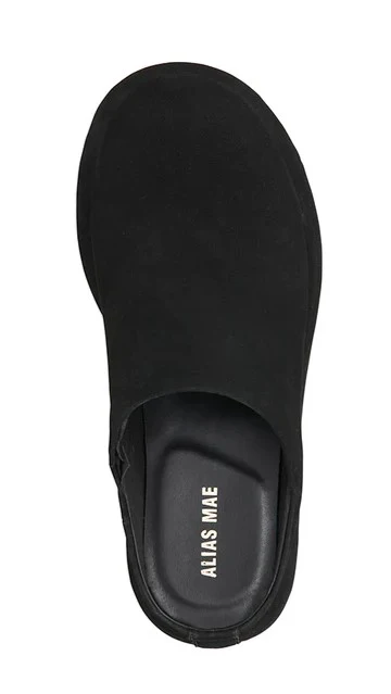 Alias Mae Phoebe Slide - Black Nubuck