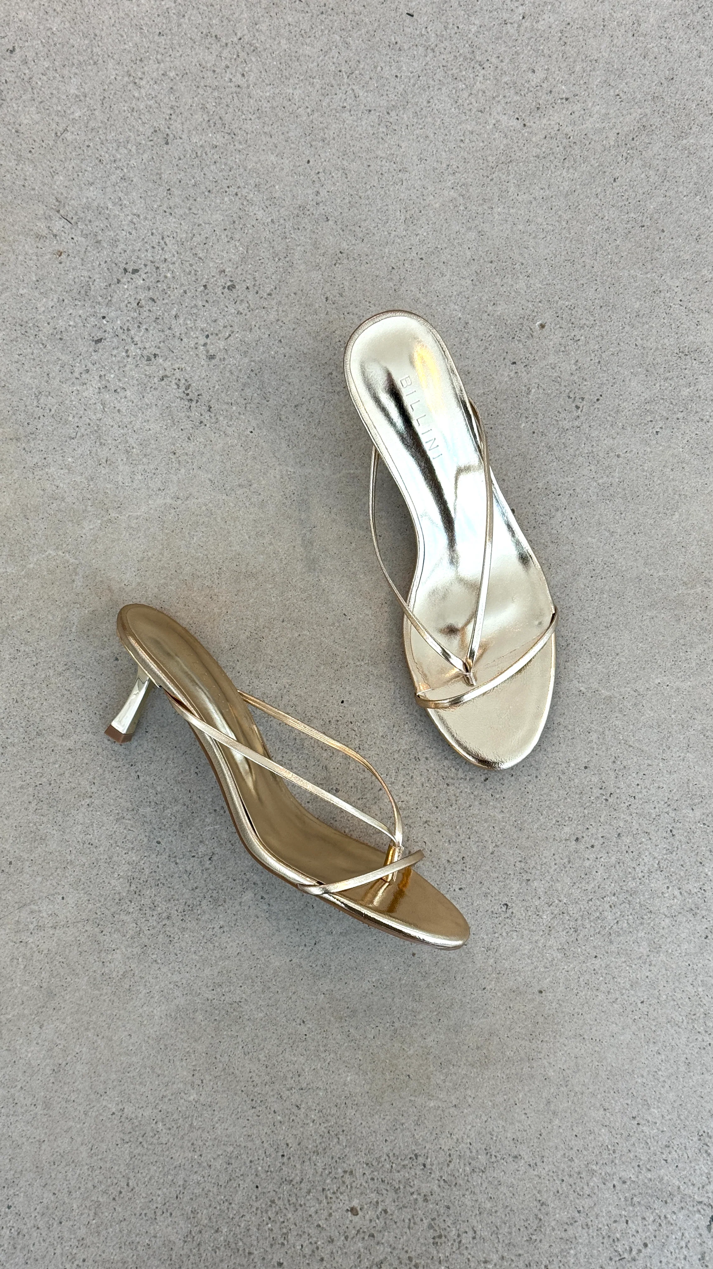 Gillie Heel - Gold Metallic
