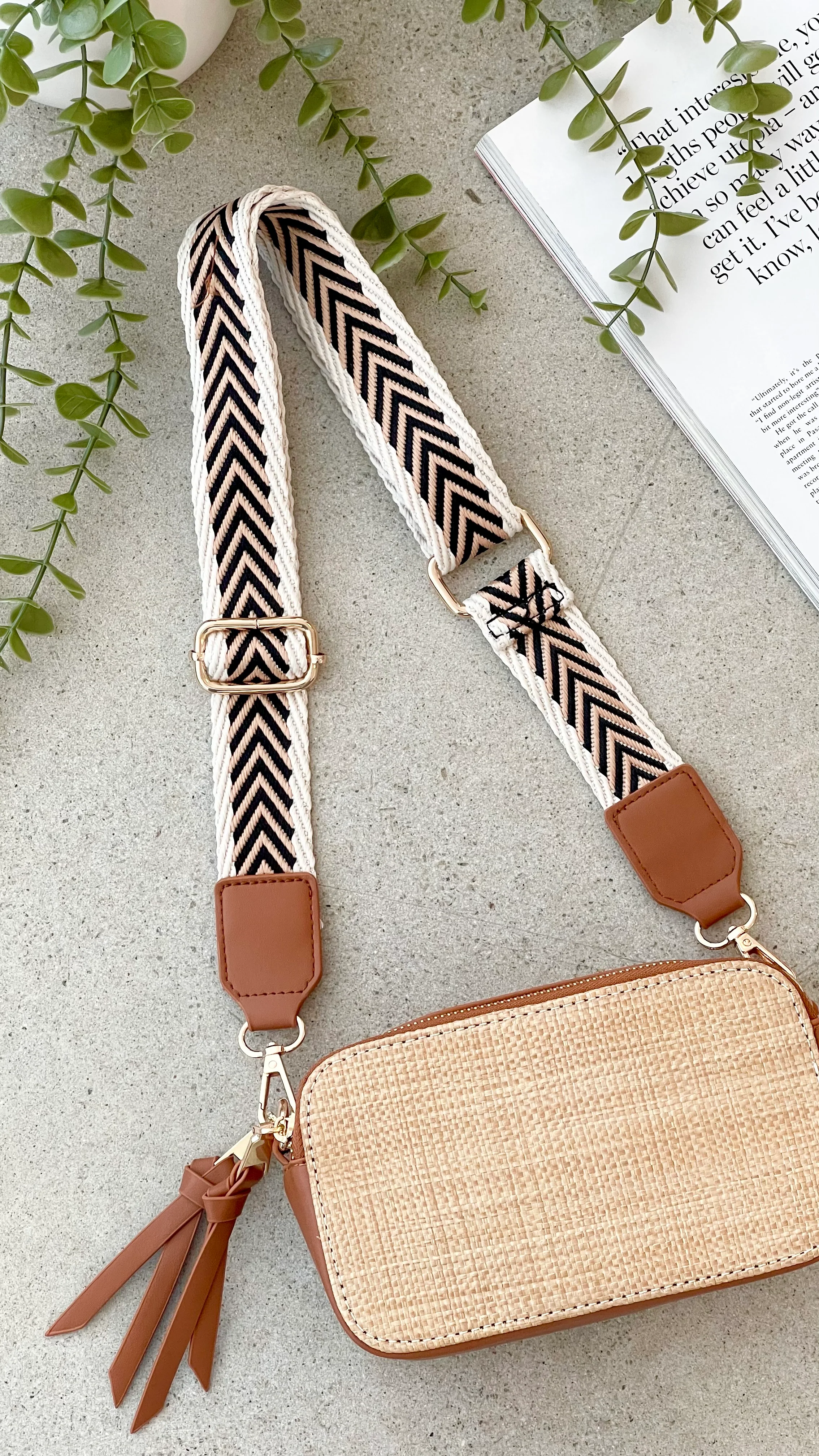 Callie Bag - Tan / Natural