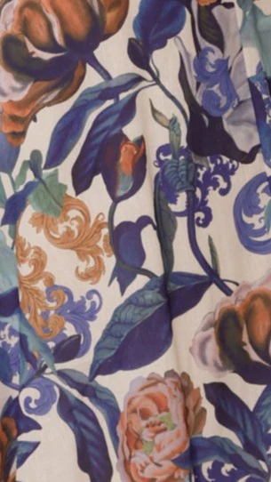 Aida Long Sleeve Maxi Dress - Azure Blue