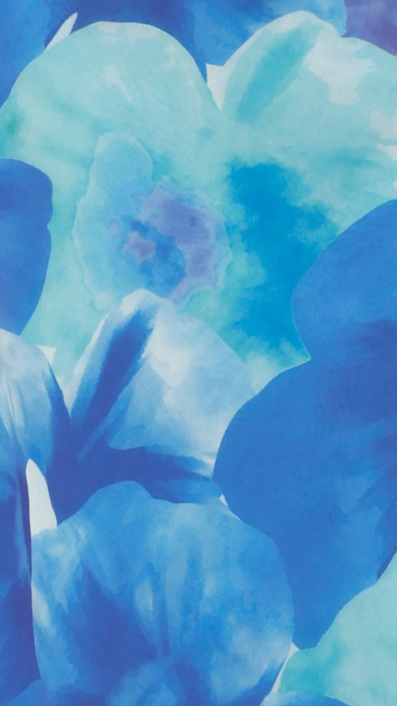 Addison Maxi Dress - Blue Floral