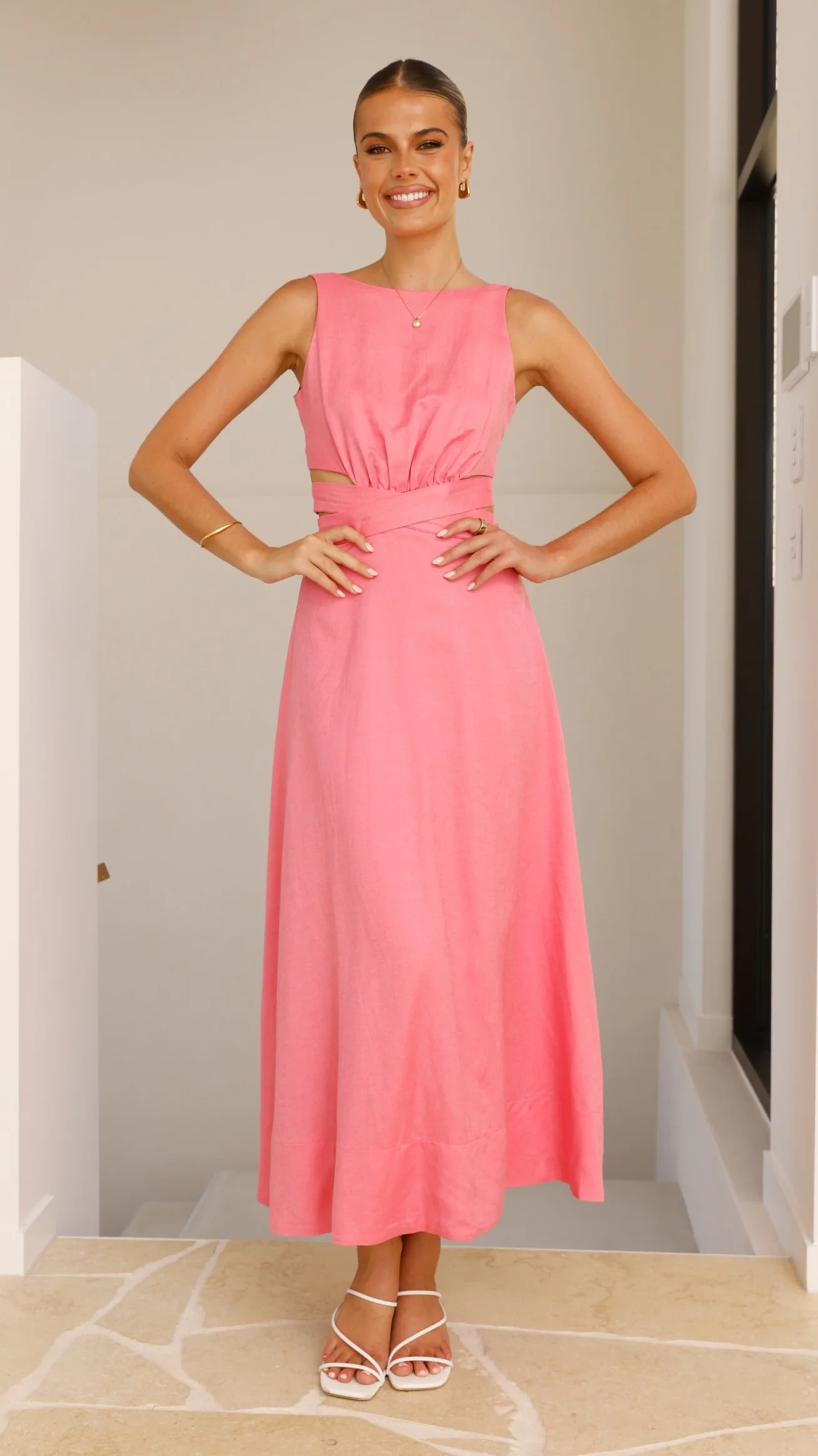 Kimberley Maxi Dress - Pink
