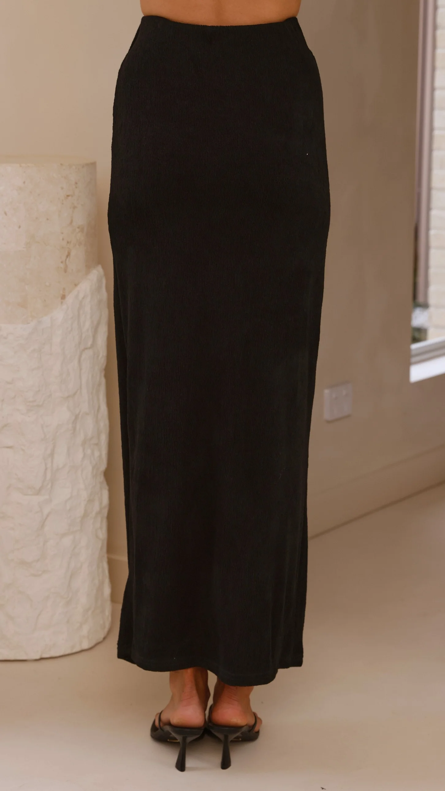 Kahili Maxi Skirt - Black