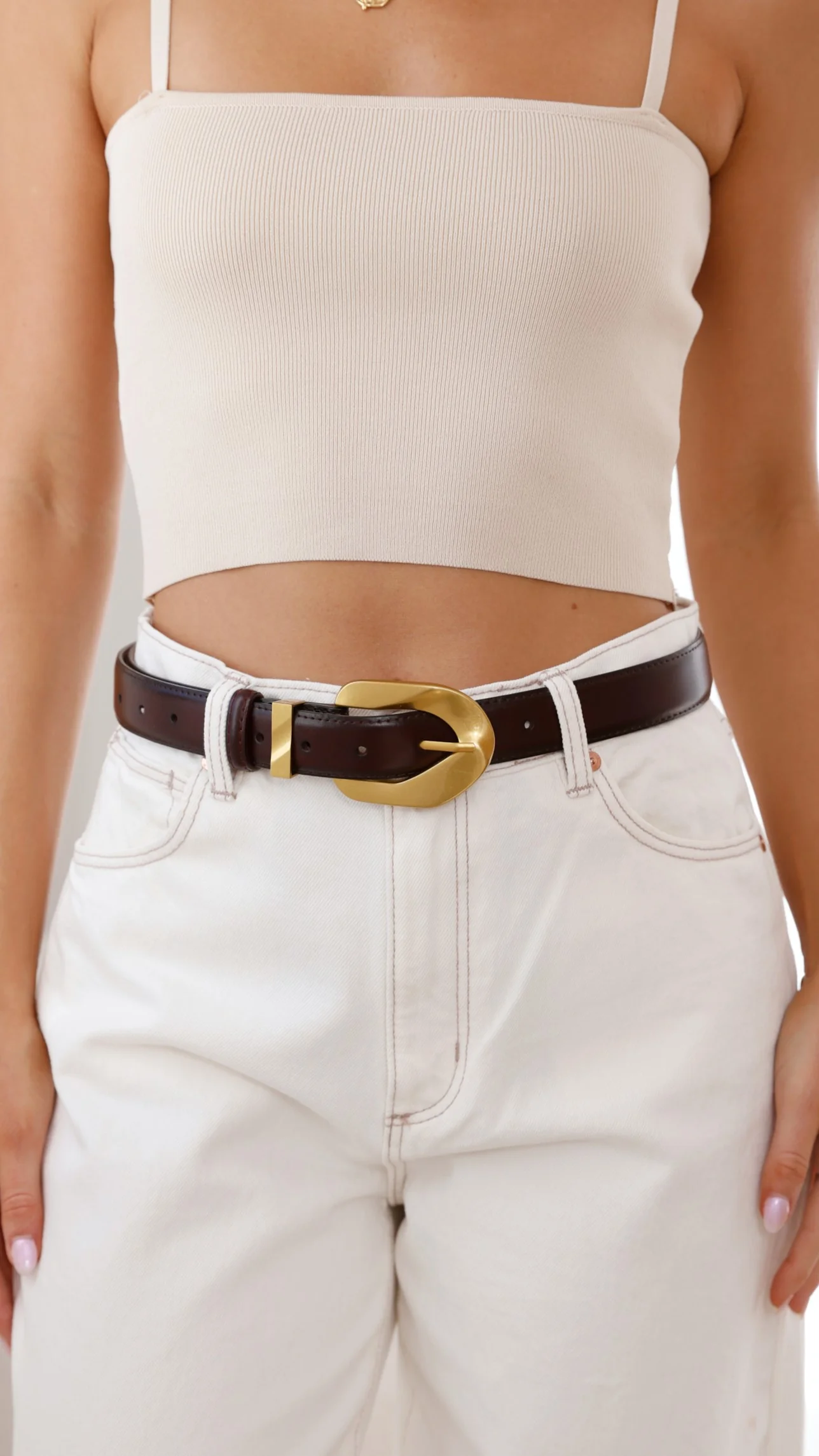 Evelyn Belt - Burgundy