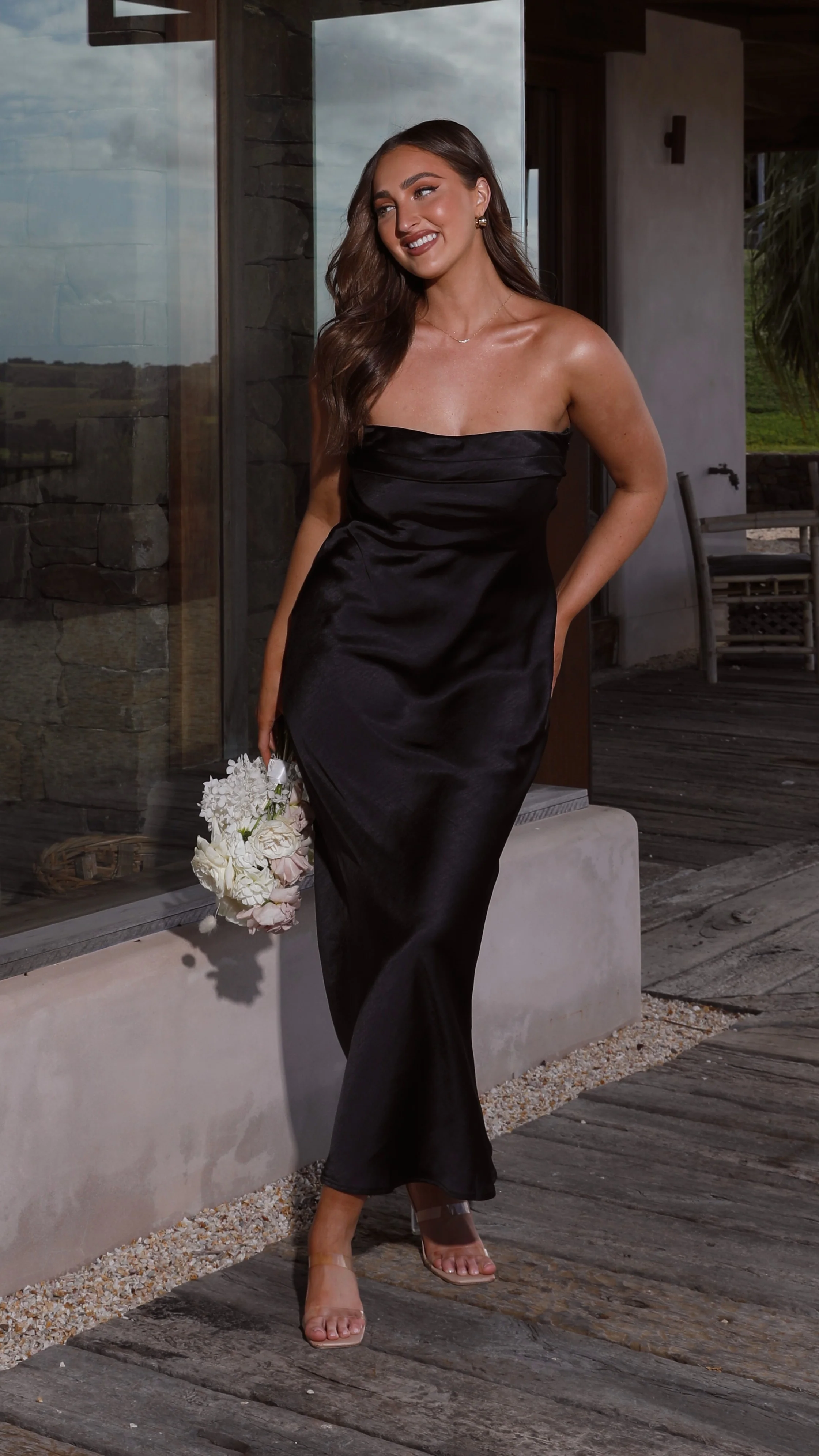 Gisele Maxi Dress - Black