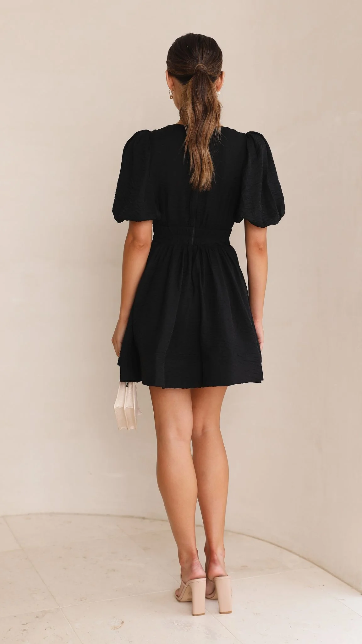 Erin Mini Dress - Black
