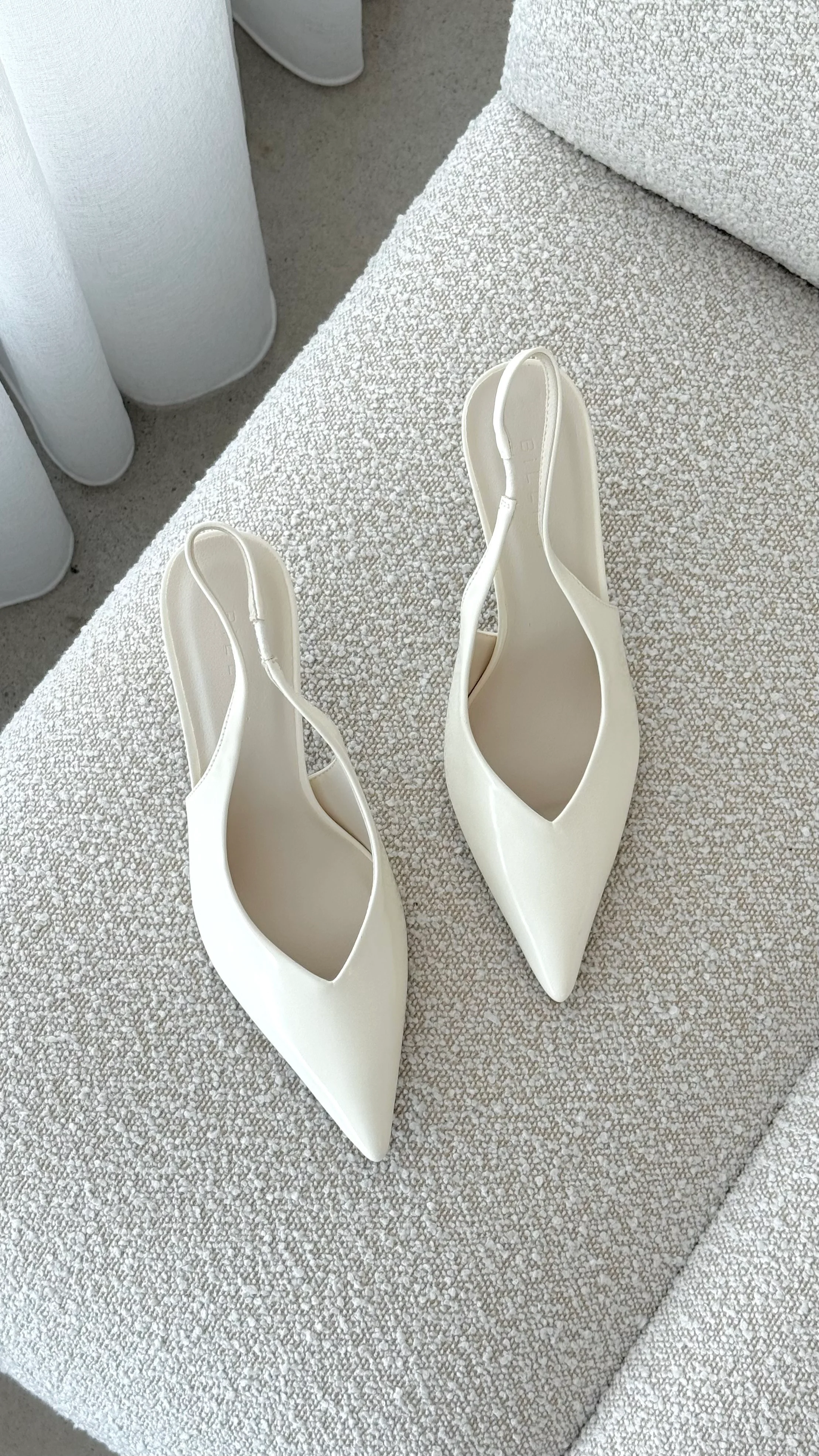 Kendra Heel - White Shine