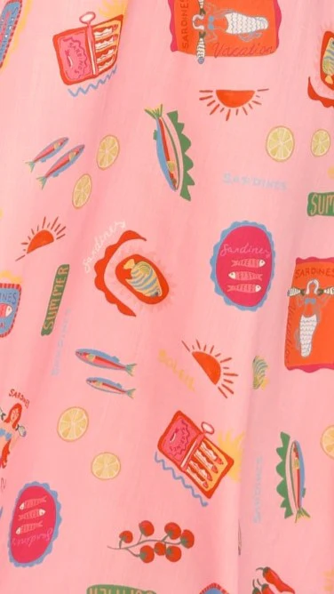 La Sirena Strapless Maxi Dress - Pink Soleil