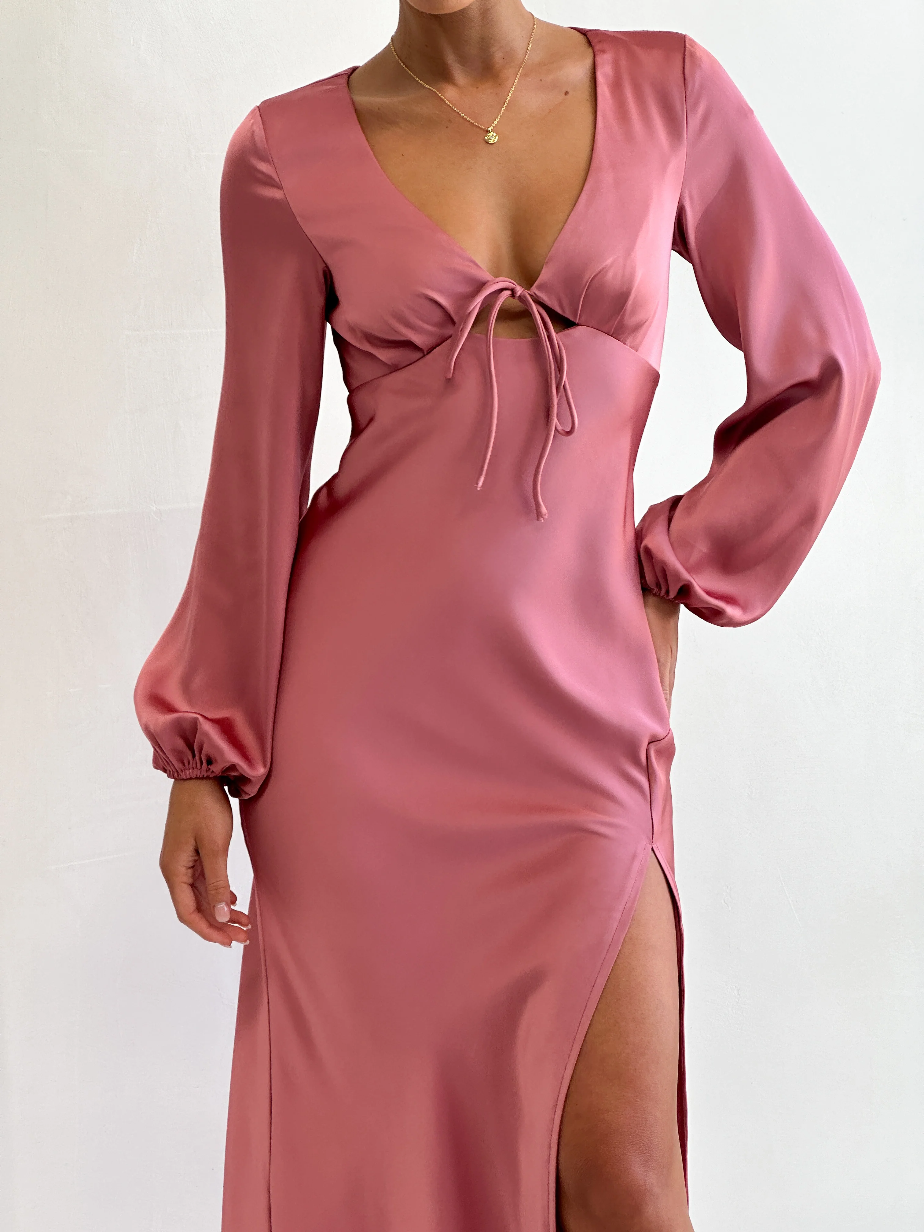 Brigitte Maxi Dress - Baked Rose