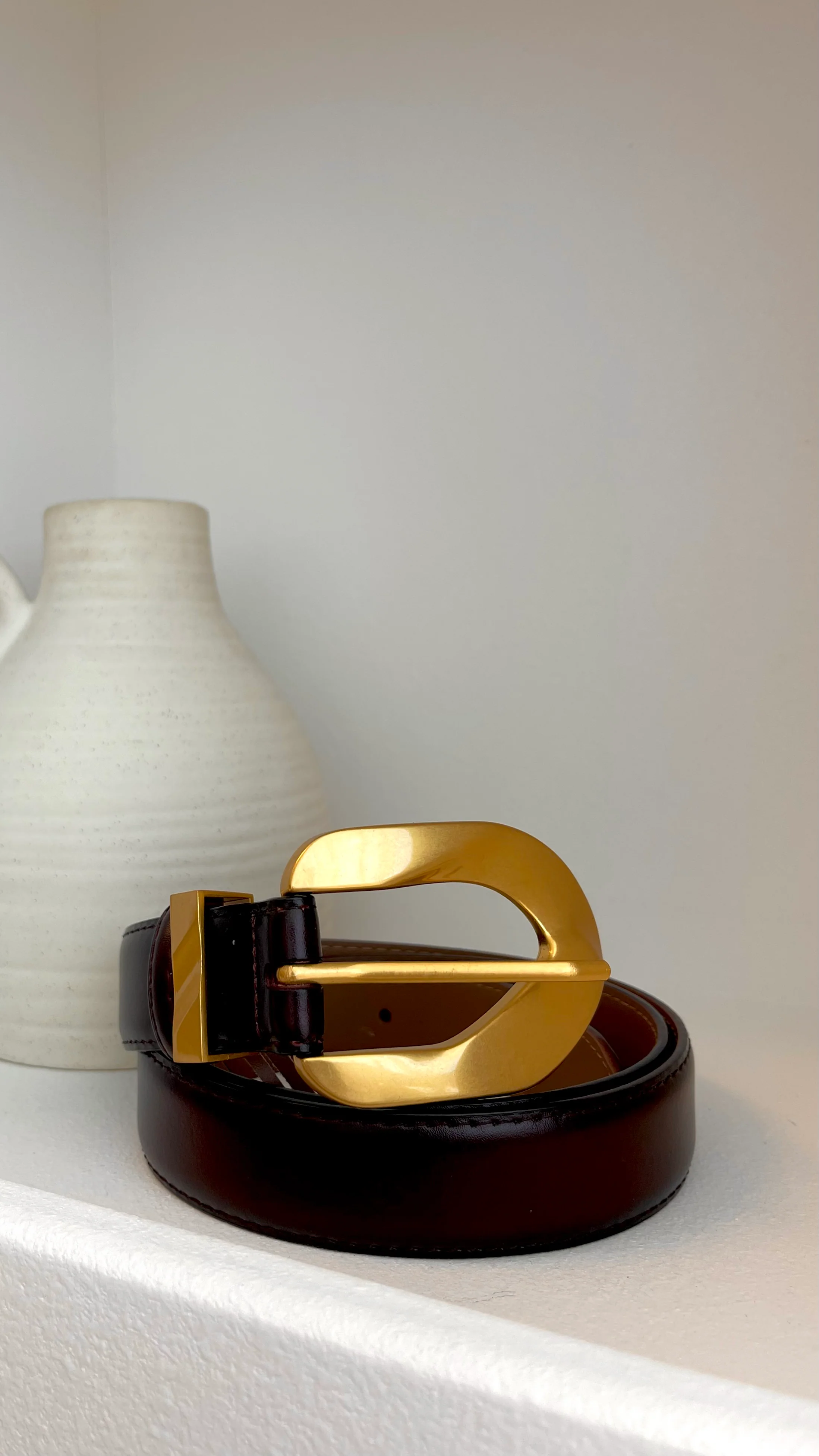 Evelyn Belt - Burgundy