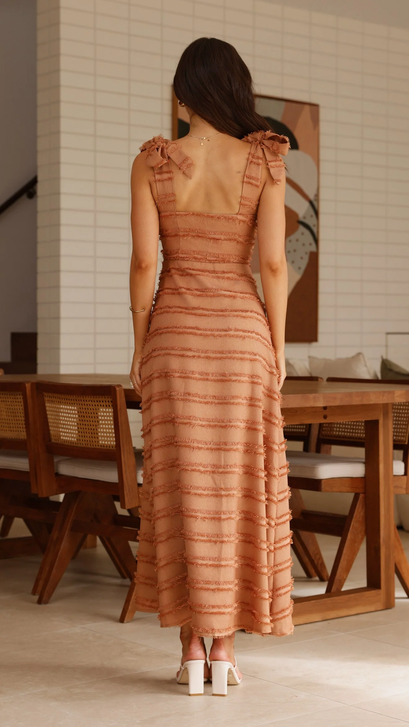 Dela Maxi Dress - Chocolate