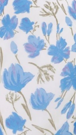 Ebru Top - Blue Bell Floral