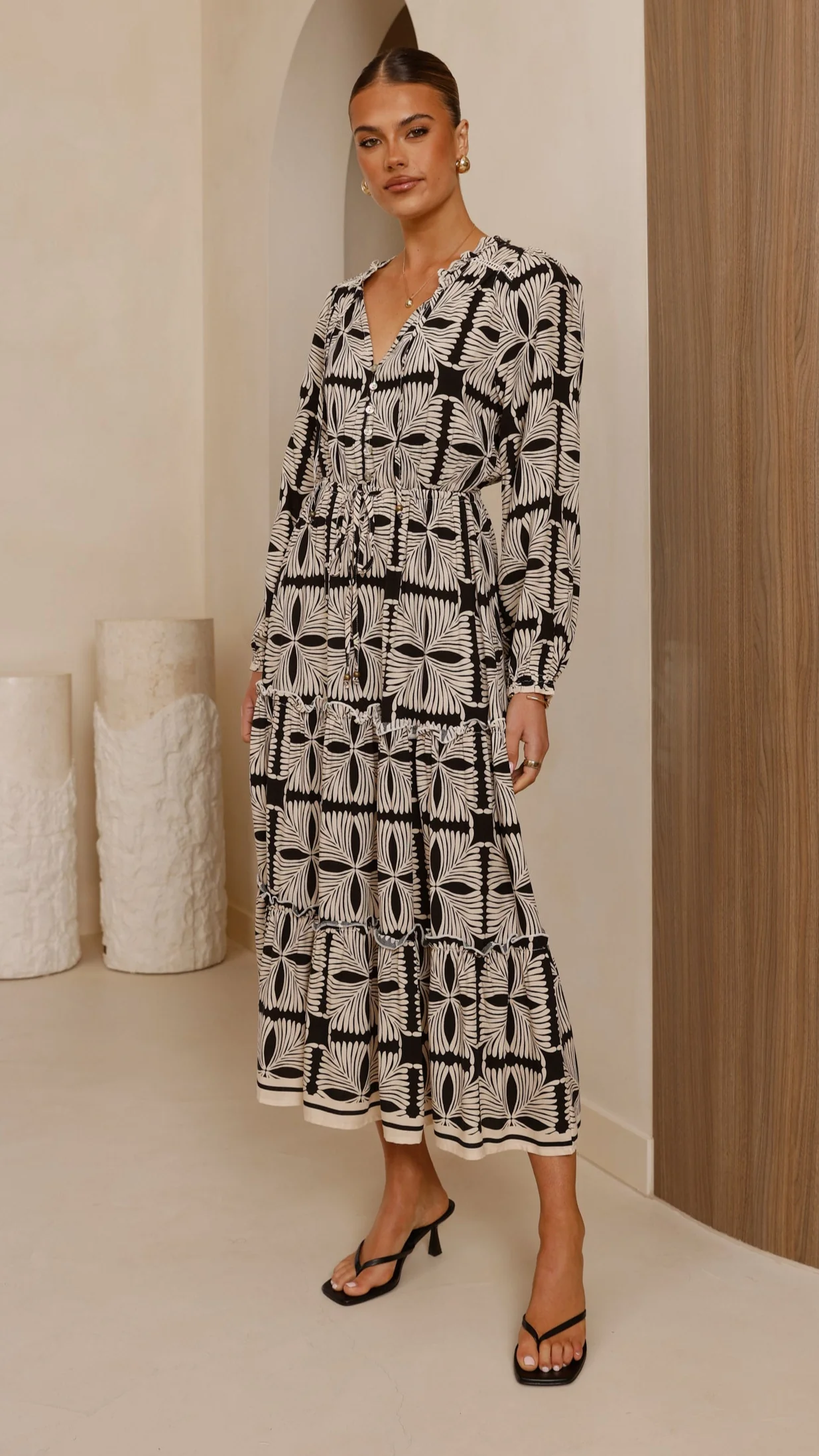 Lani Maxi Dress - Cortana Print