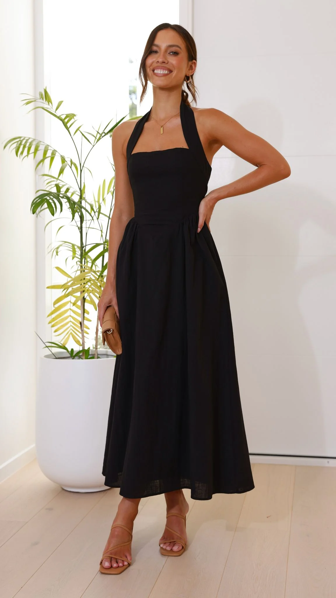 Caden Maxi Dress - Black