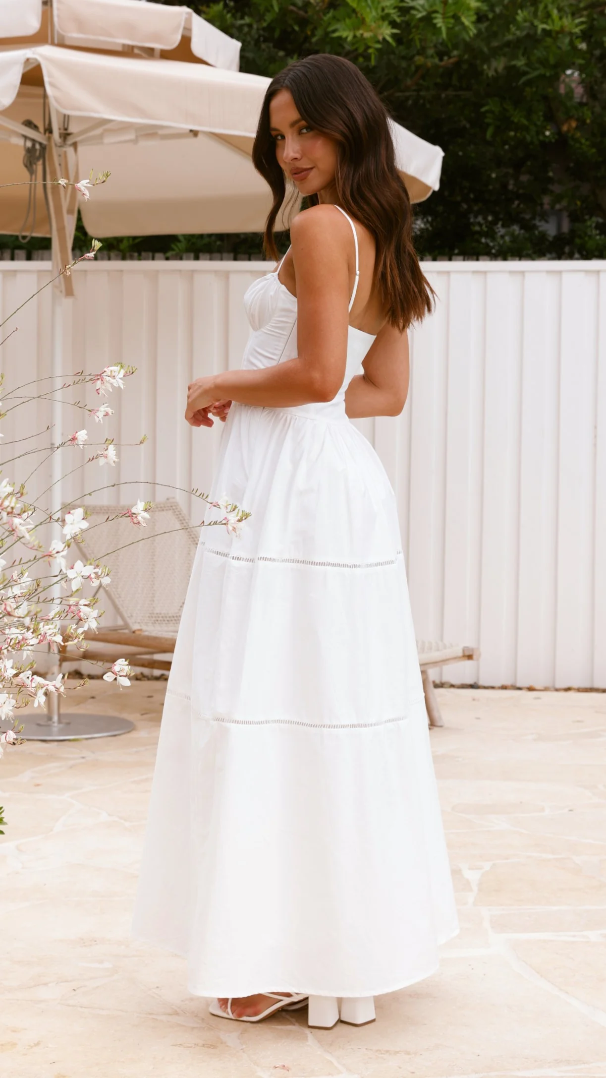 Isabella Maxi Dress - White