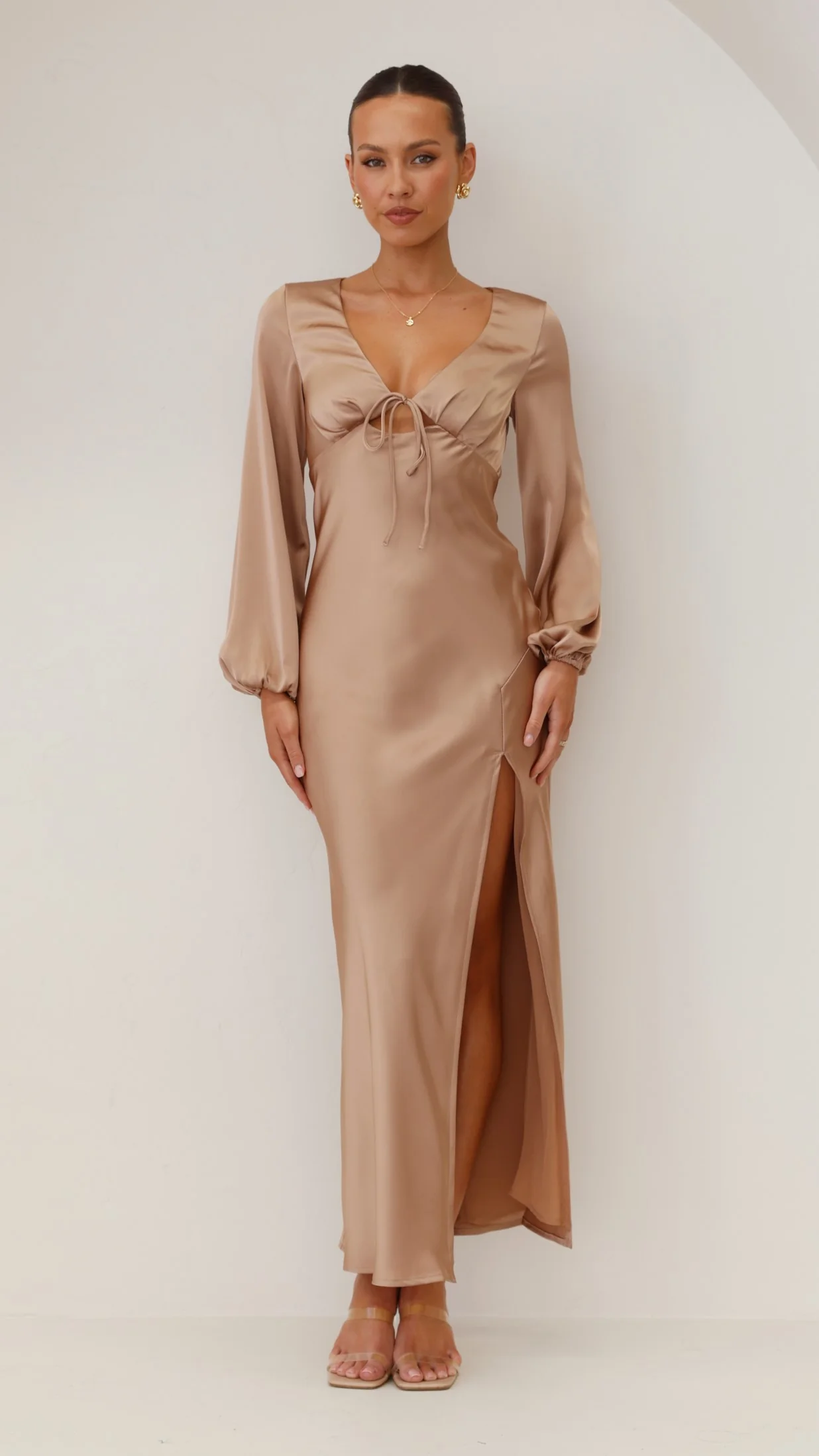 Brigitte Maxi Dress - Latte