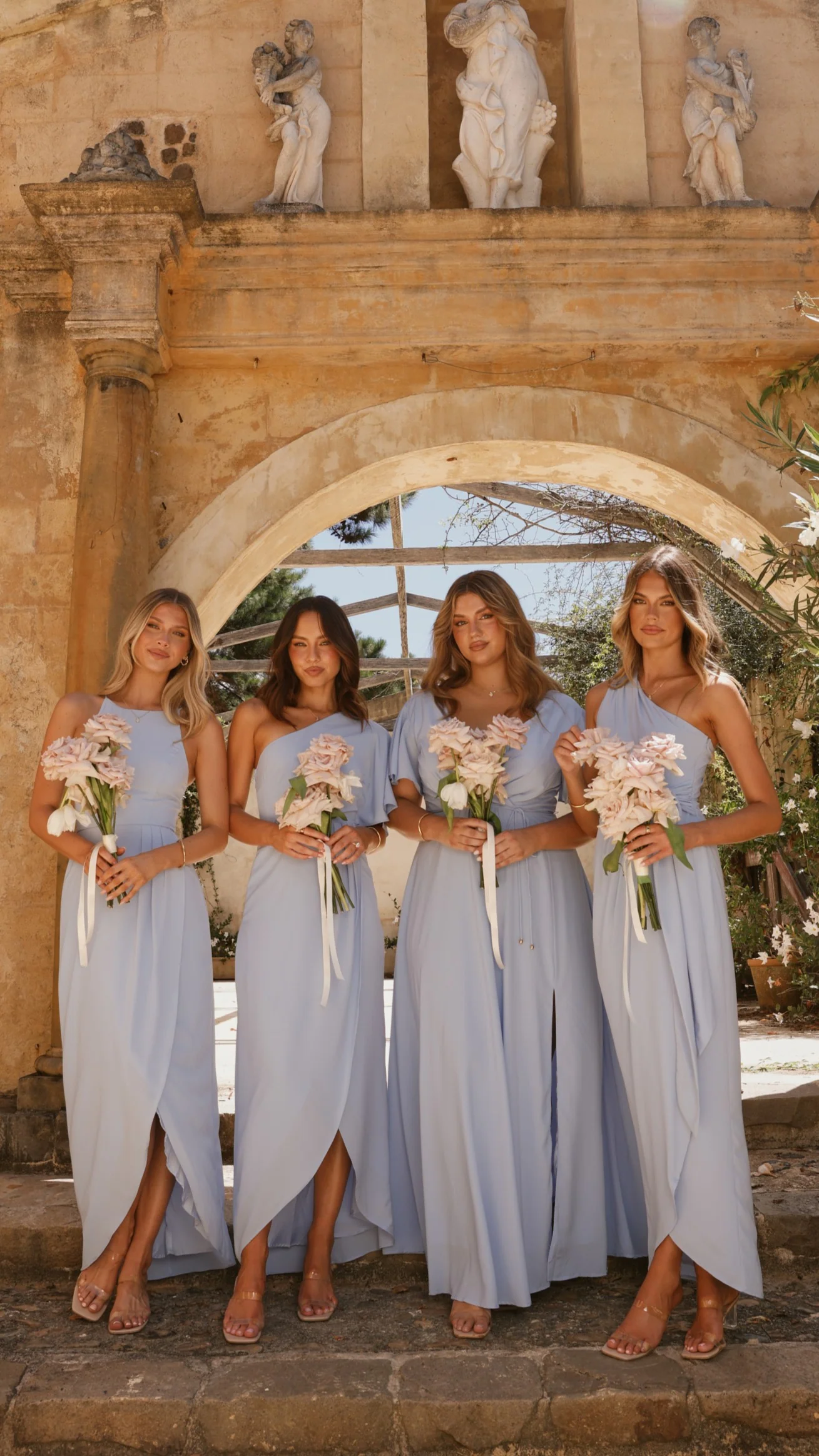 Charlize Maxi Dress - Blue