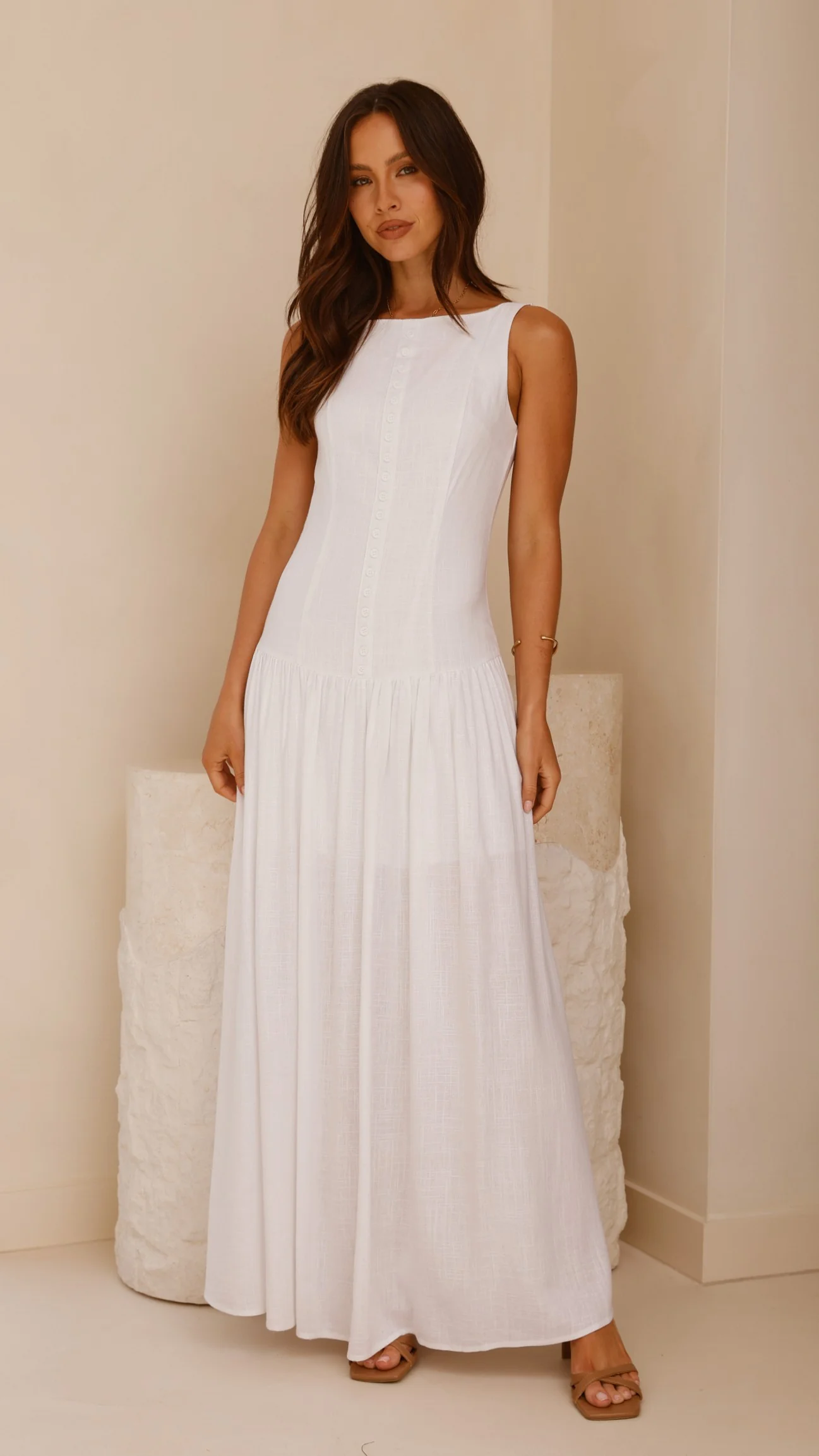 Kora Maxi Dress - White