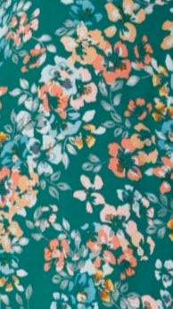 Itzel Midi Dress - Green Floral