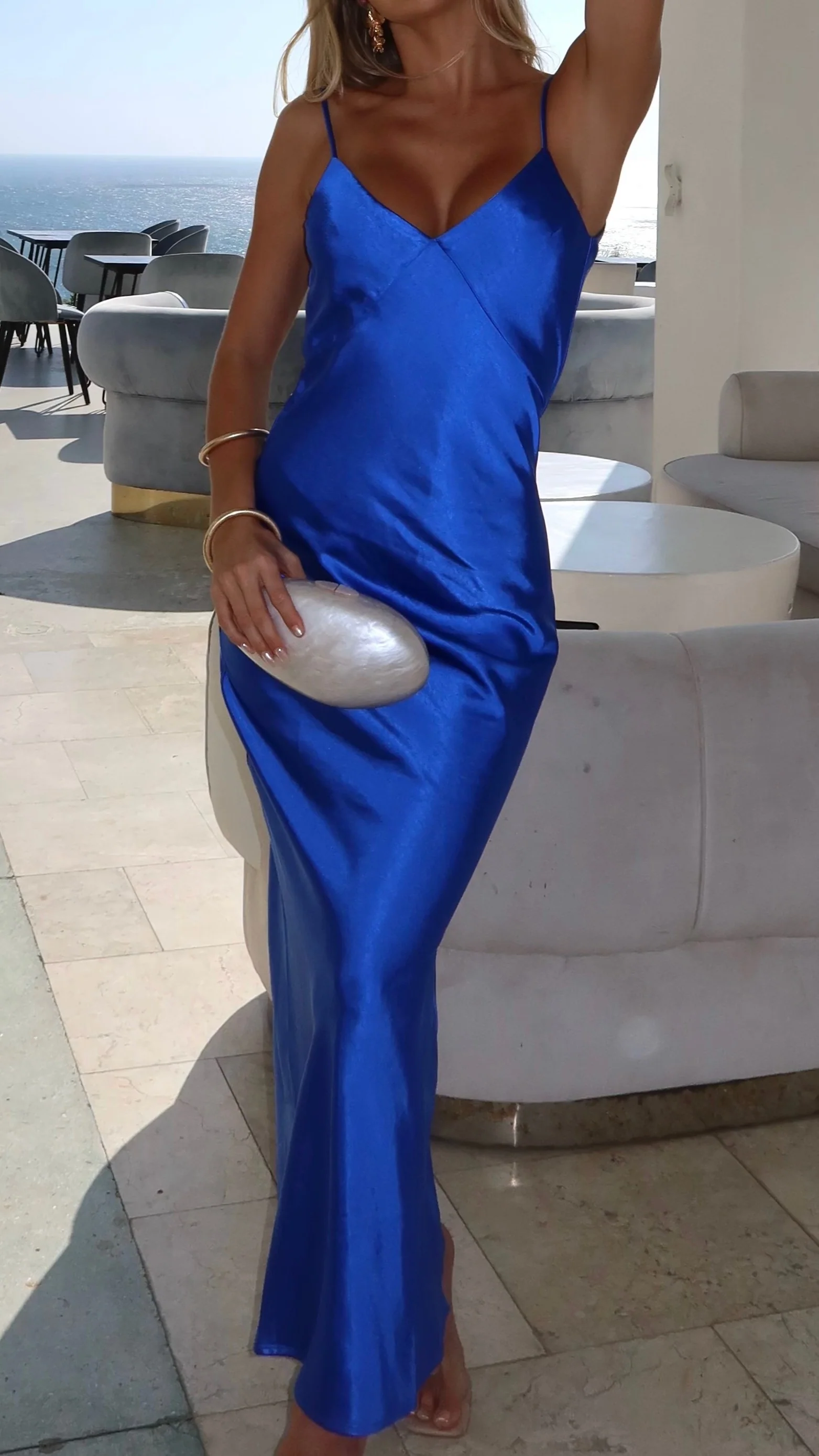 Gisella Maxi Dress - Cobalt Blue