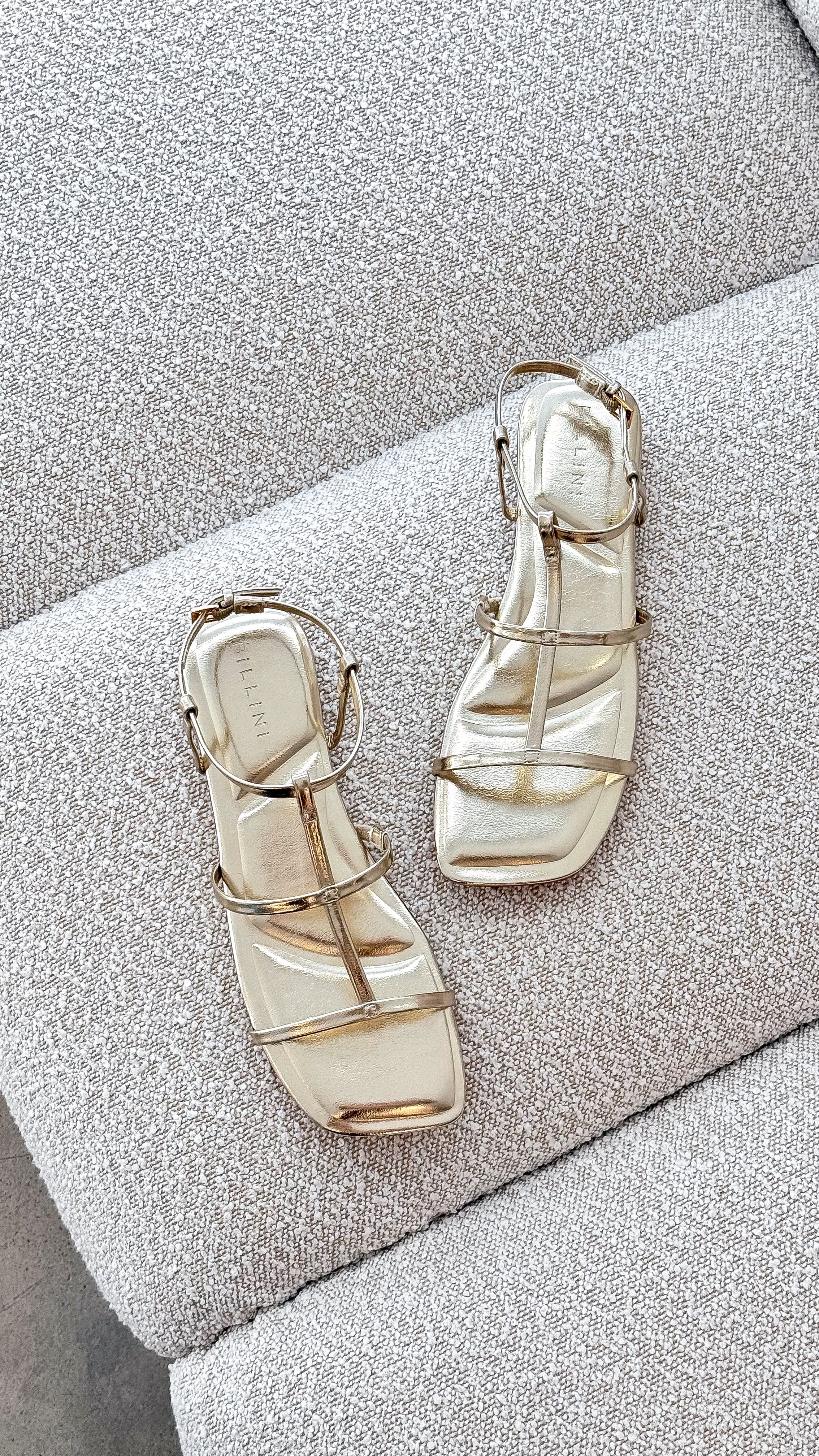 Acacia Sandals - Gold Metallic