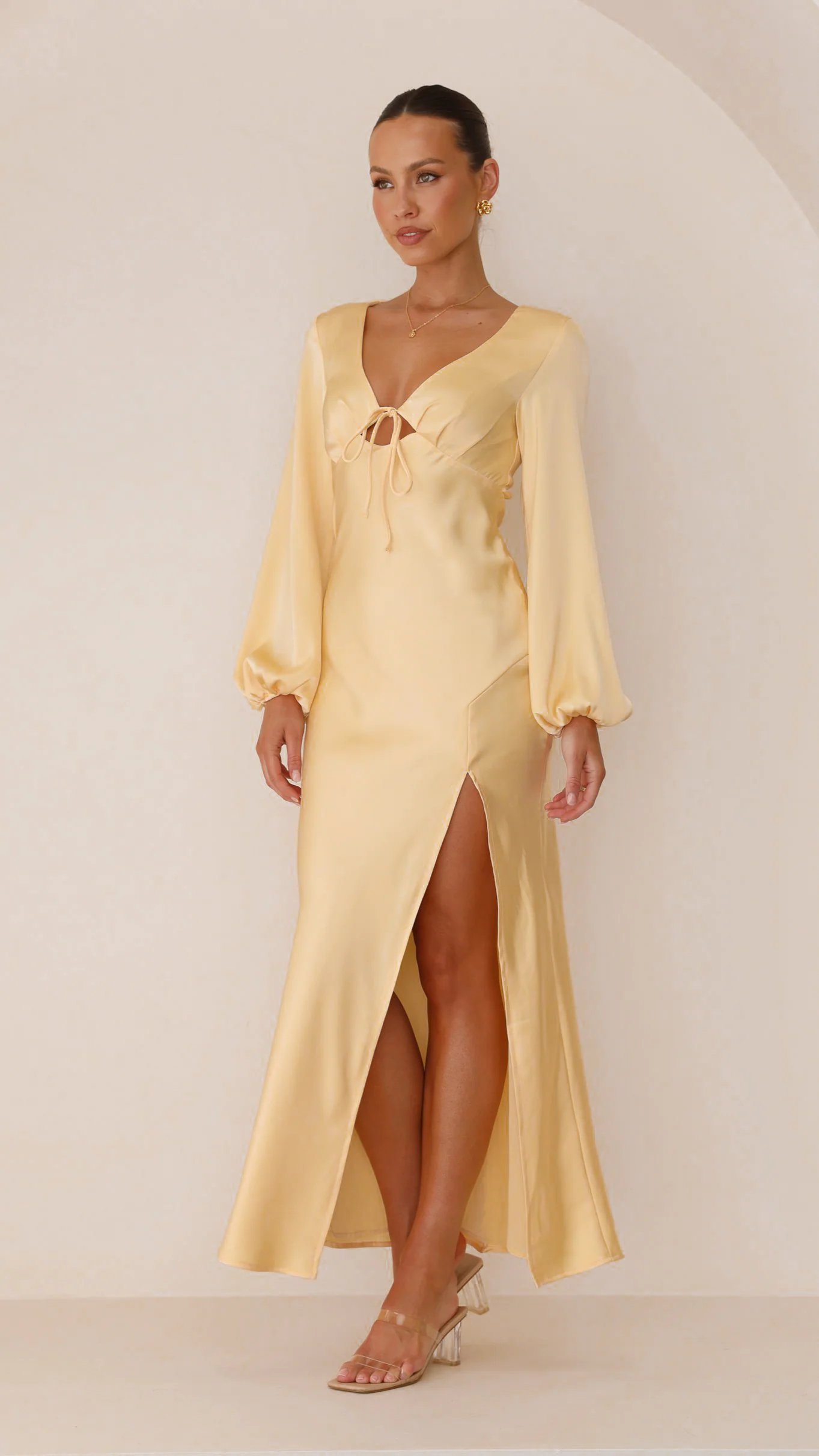 Brigitte Maxi Dress - Yellow
