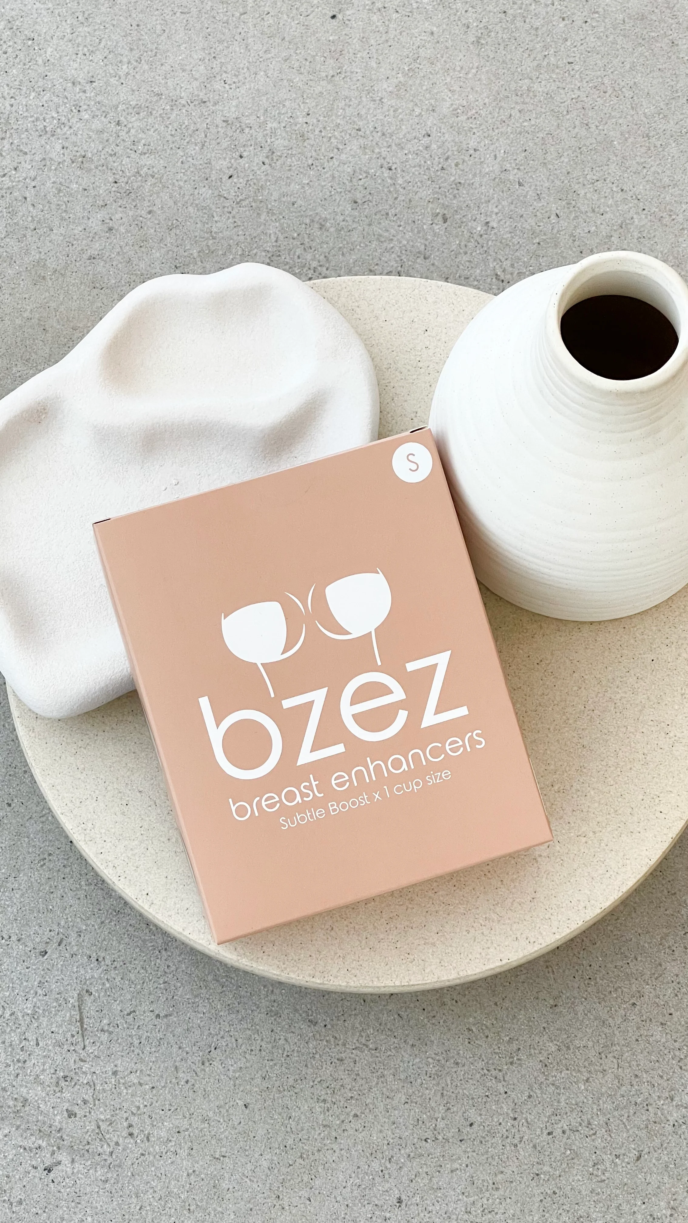 BZEZ Breast Enhancer Inserts - Subtle Boost - Bare