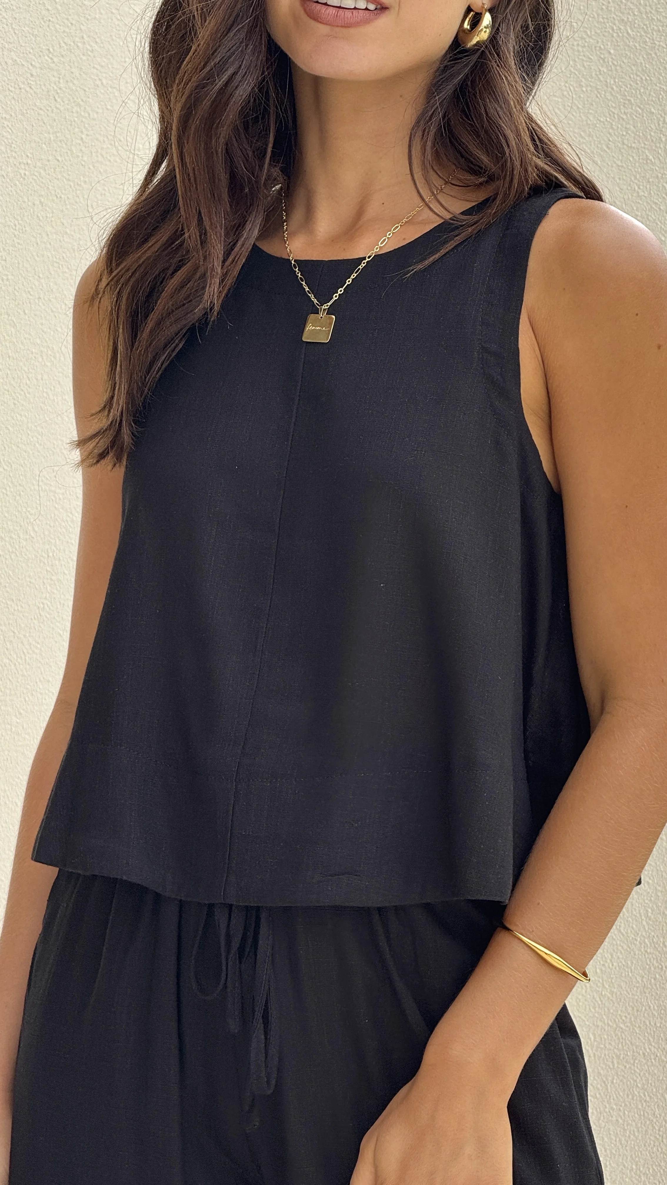 Charmain Top - Black