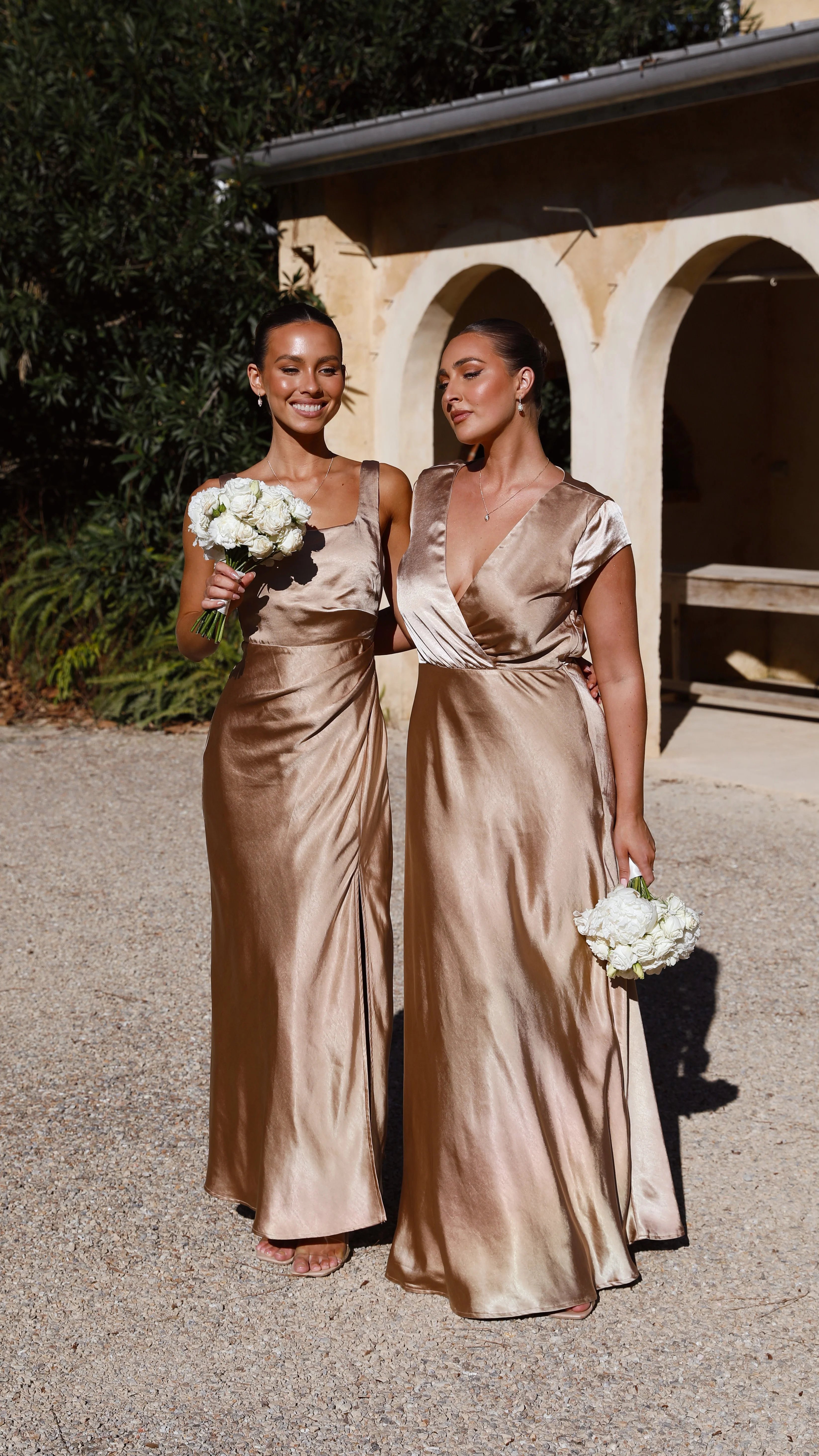 Alaria Maxi Dress - Gold