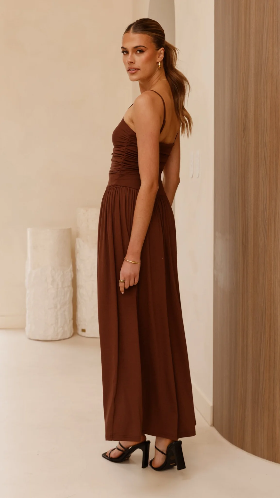 Libertine Maxi Dress - Chocolate