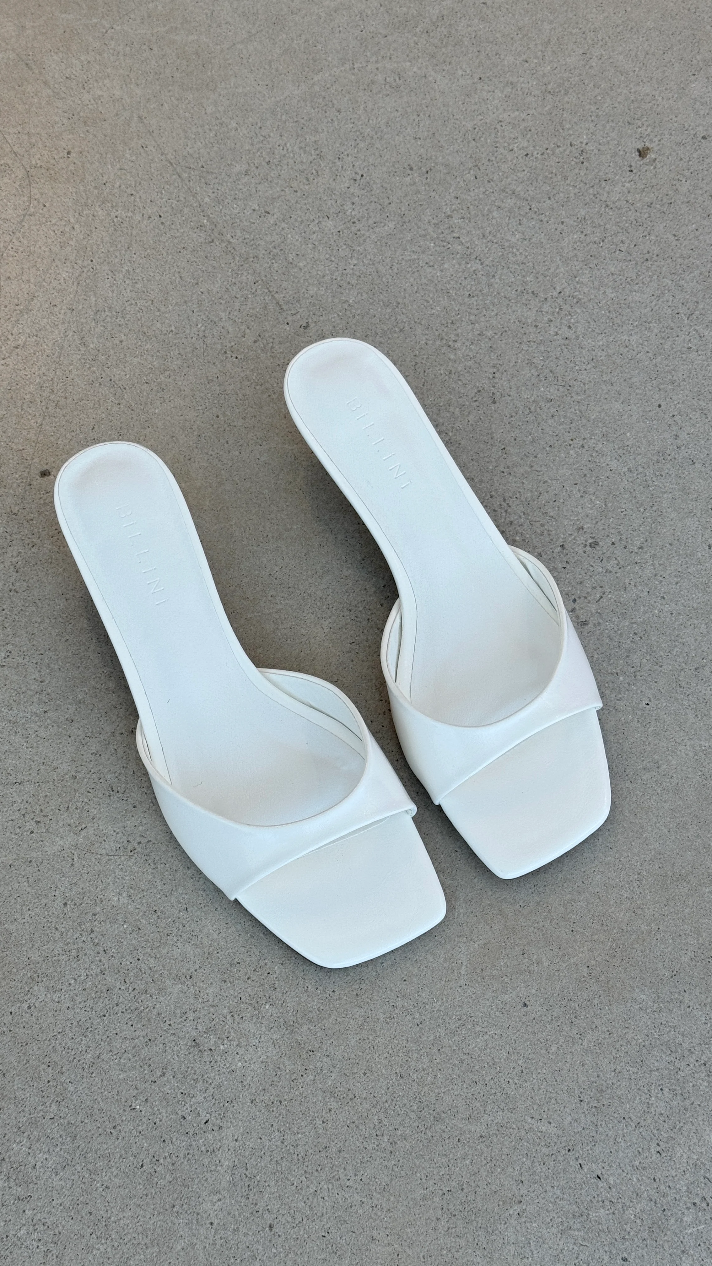 Blossom Heels - White Shine