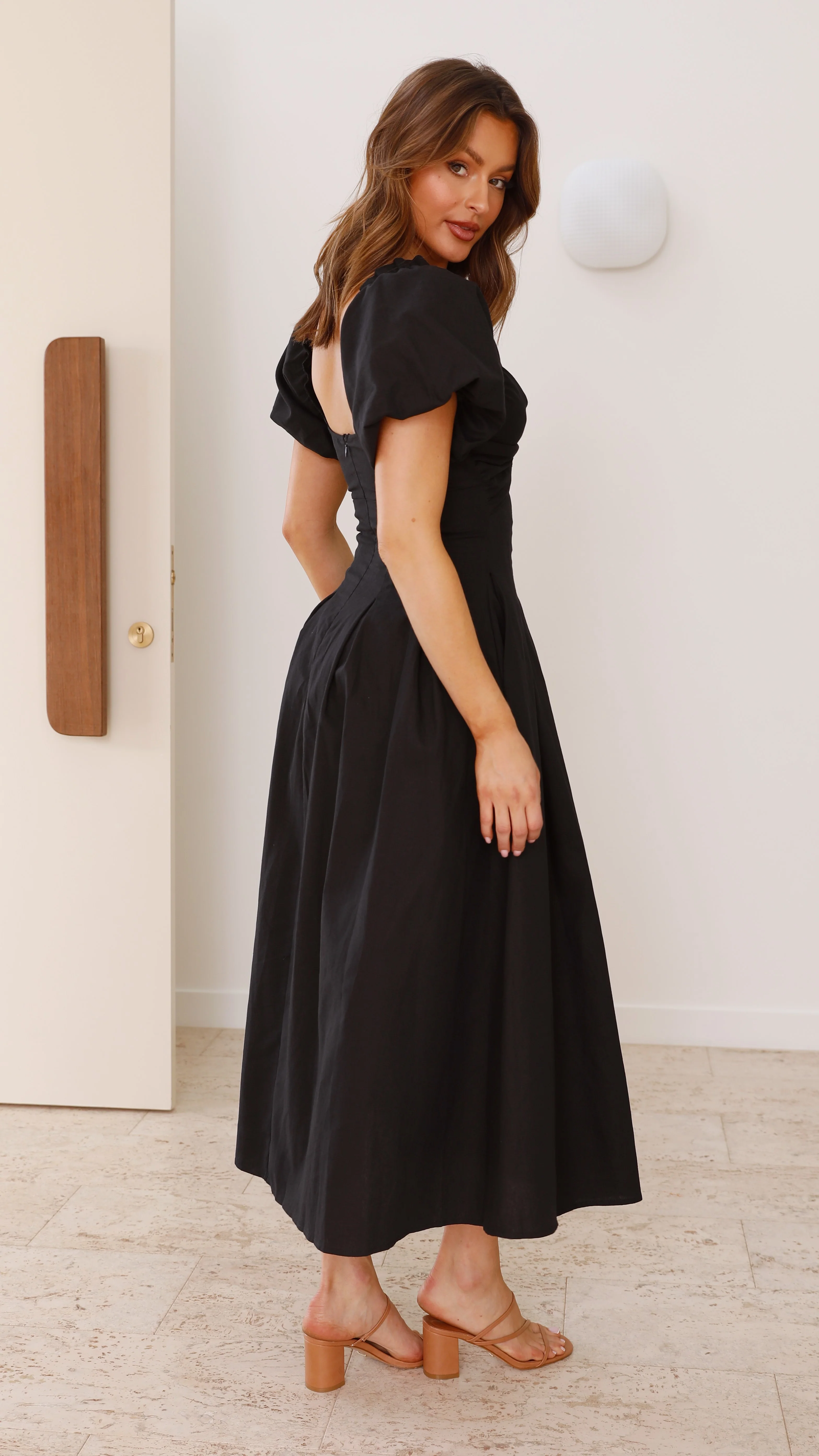 Christina Maxi Dress - Black