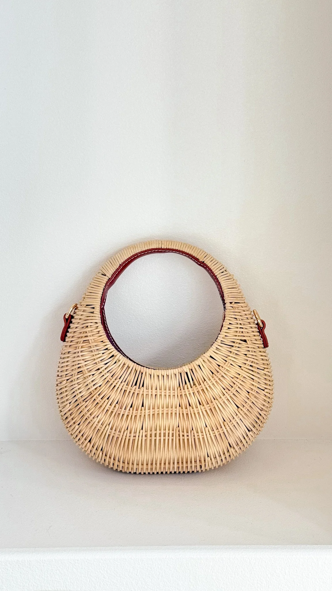 Gianna Handle Bag - Natural Rattan