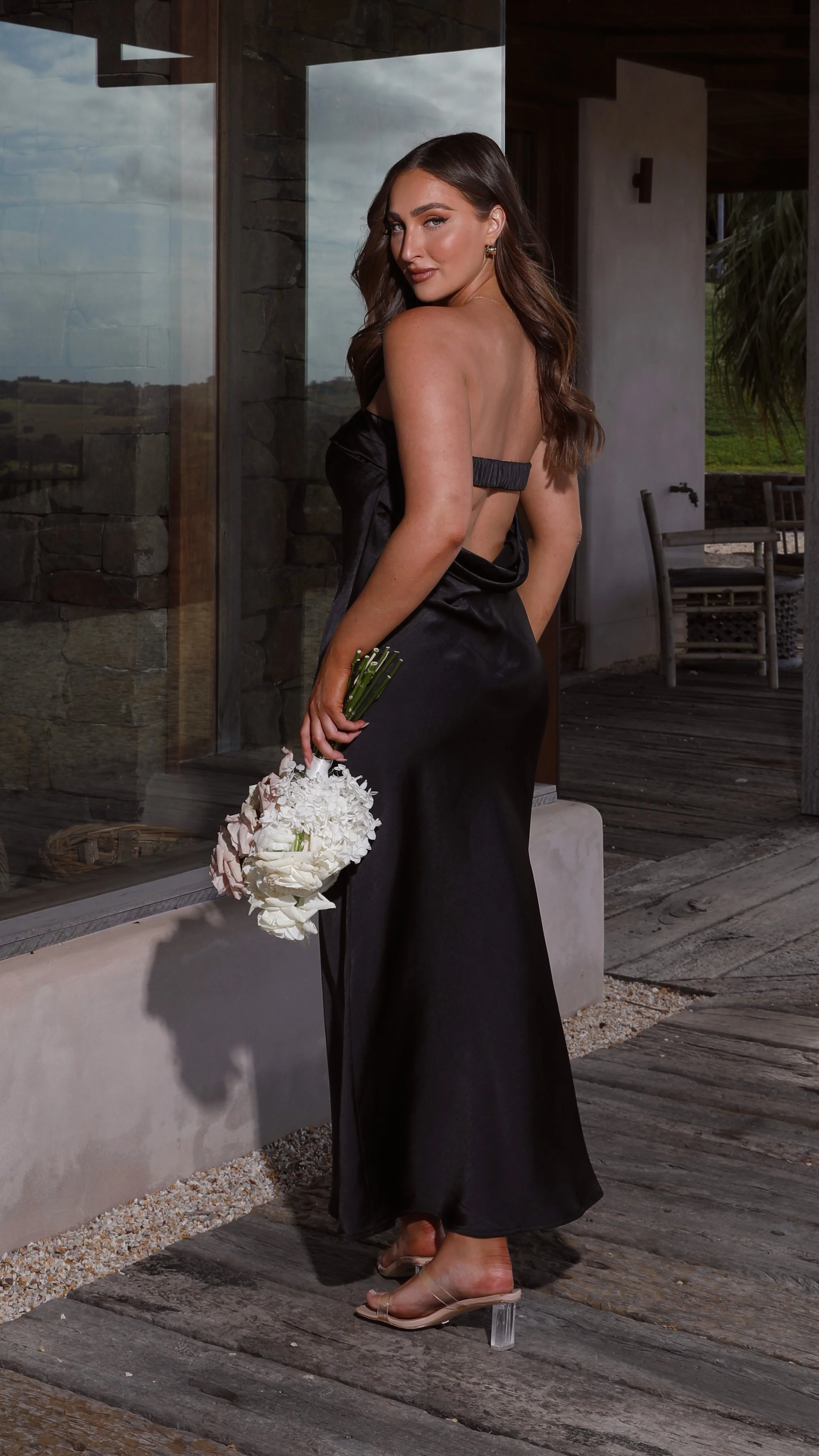 Gisele Maxi Dress - Black