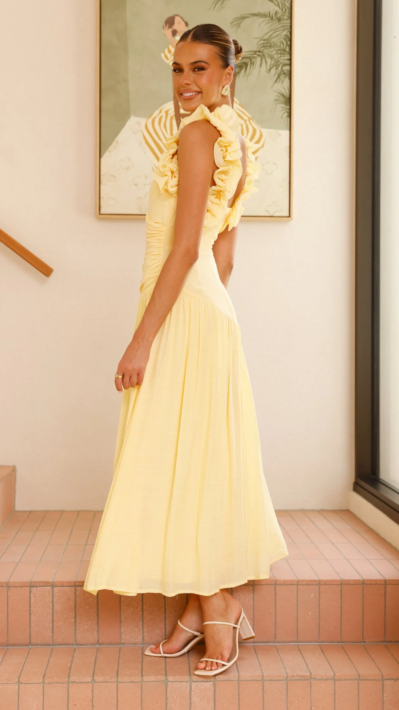 Alma Maxi Dress - Yellow