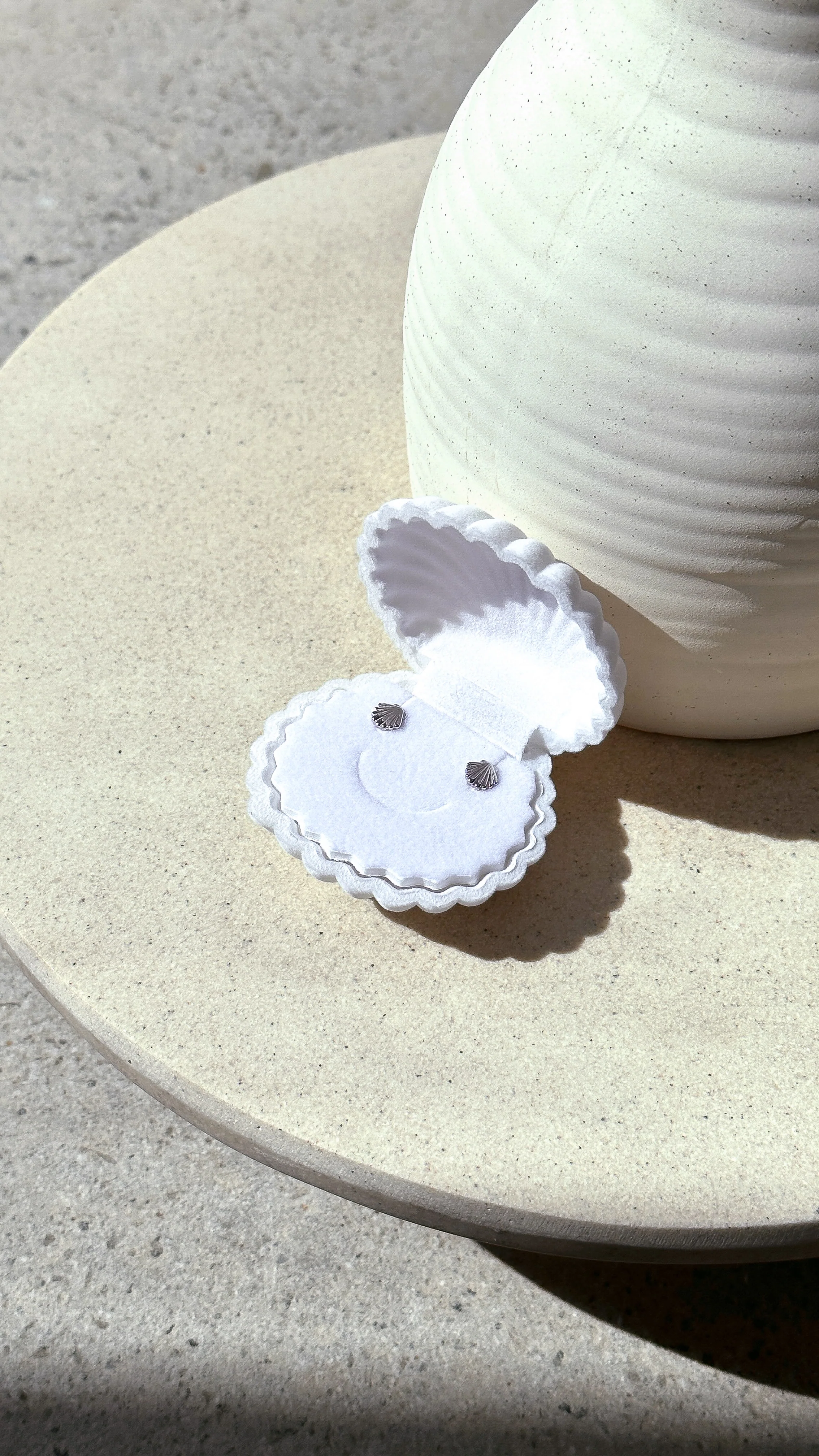 Callico Sun Stud Earrings - Sterling Silver