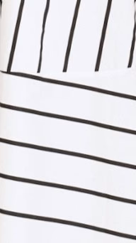 Kaethe Maxi Dress - White/Black Stripe