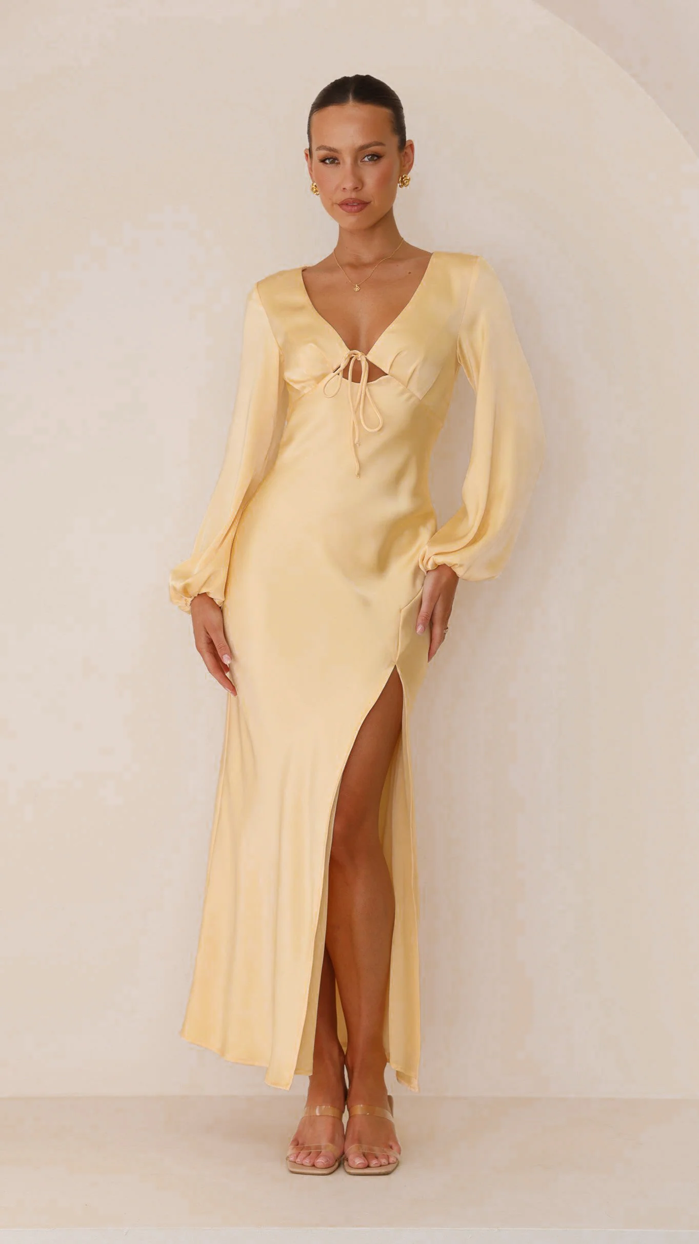 Brigitte Maxi Dress - Yellow