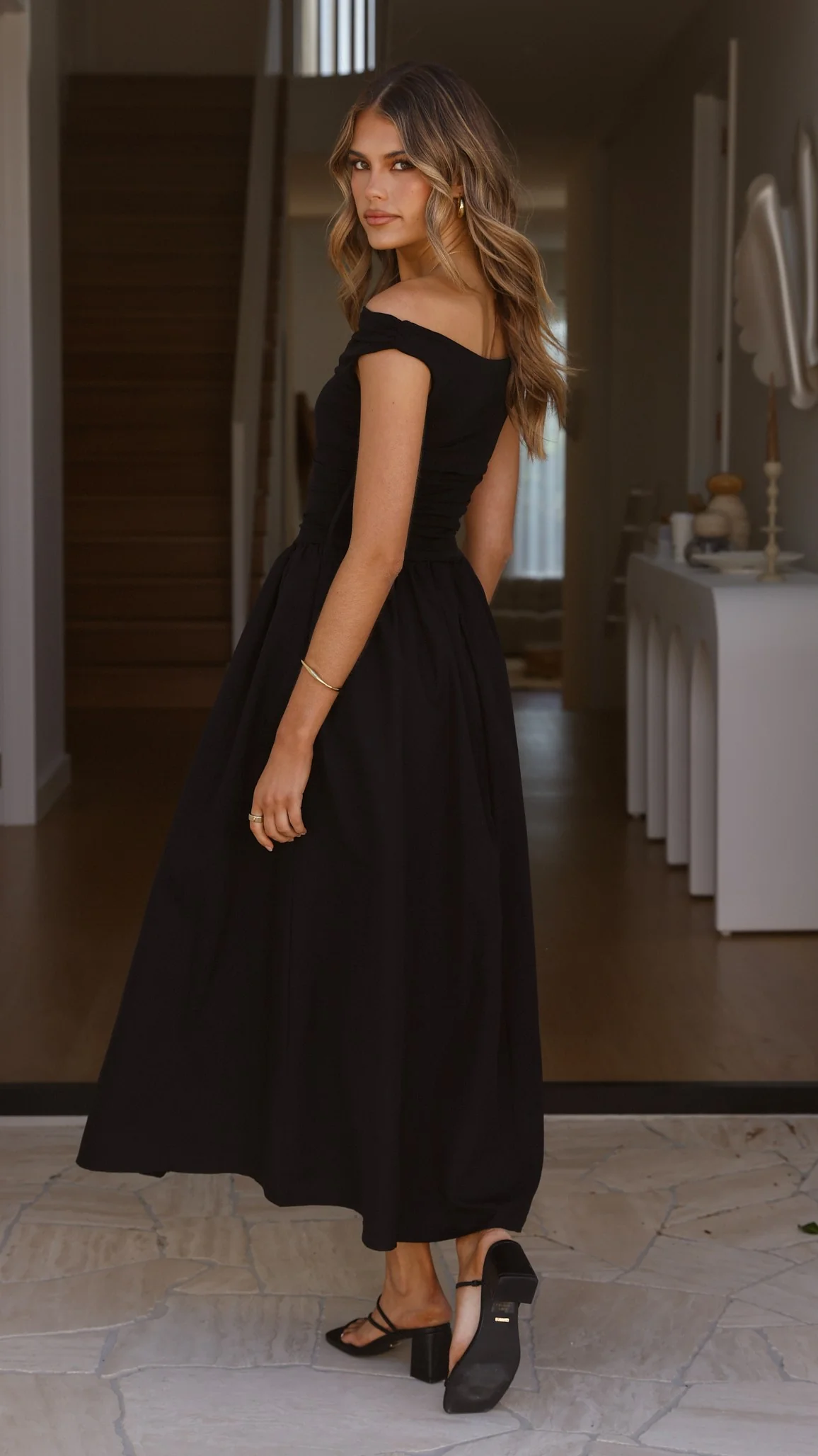 Immy Midi Dress - Black