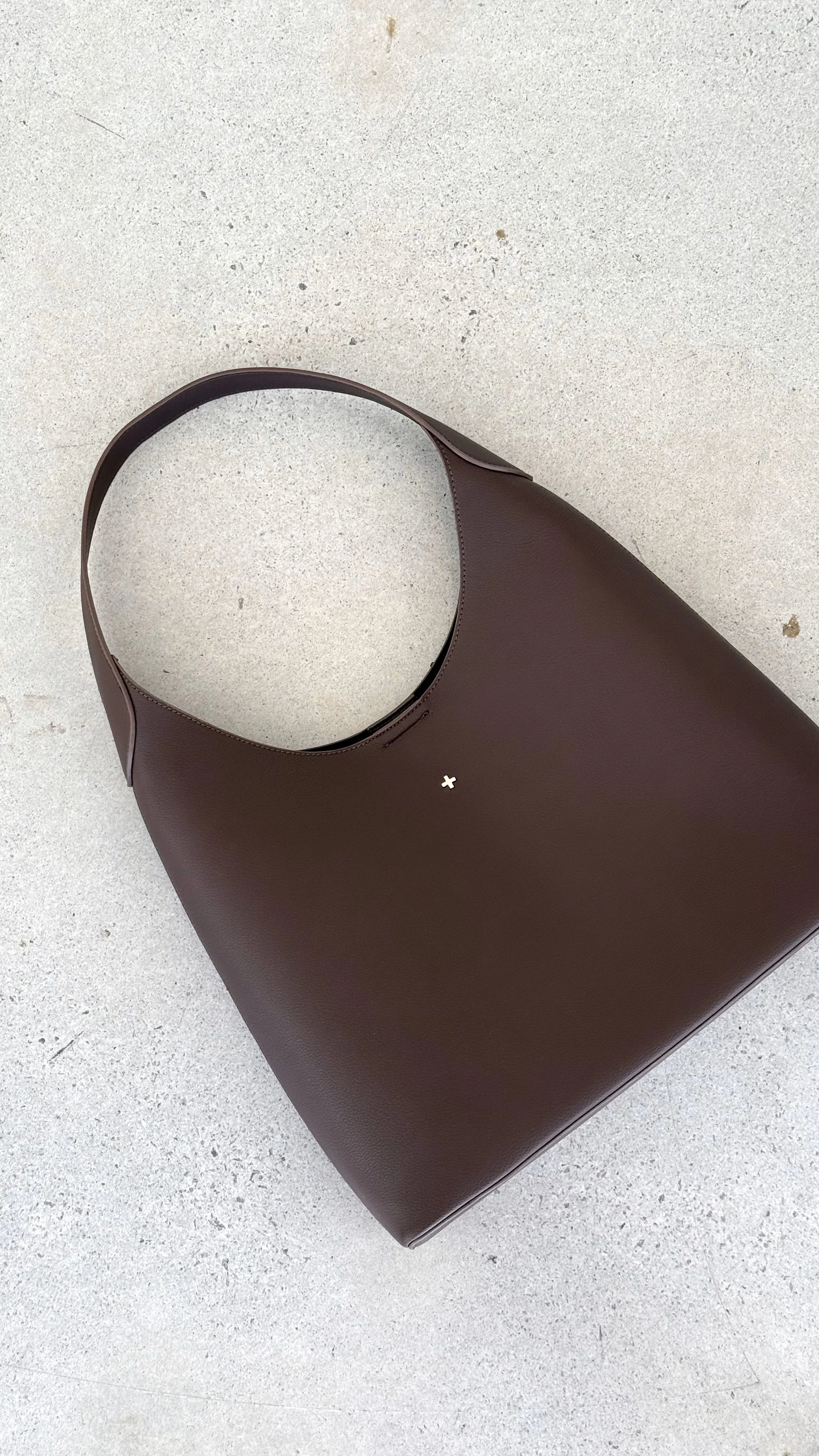 Duke Hobo Bag - Choc PU