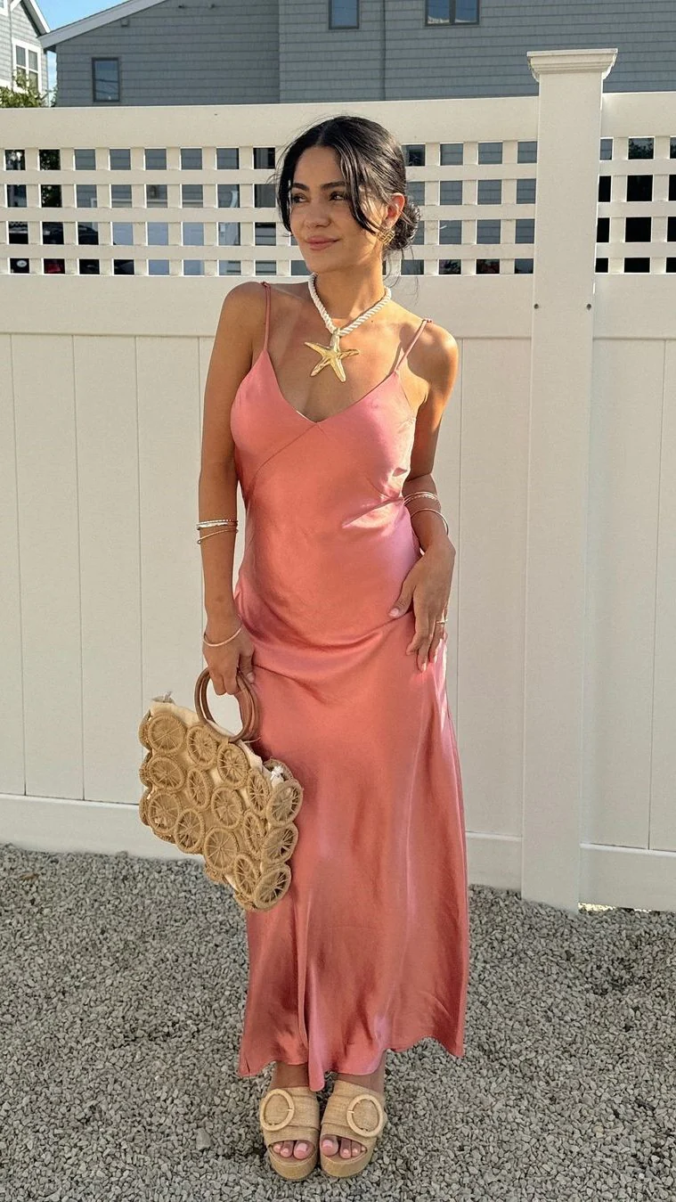 Gisella Maxi Dress - Baked Rose