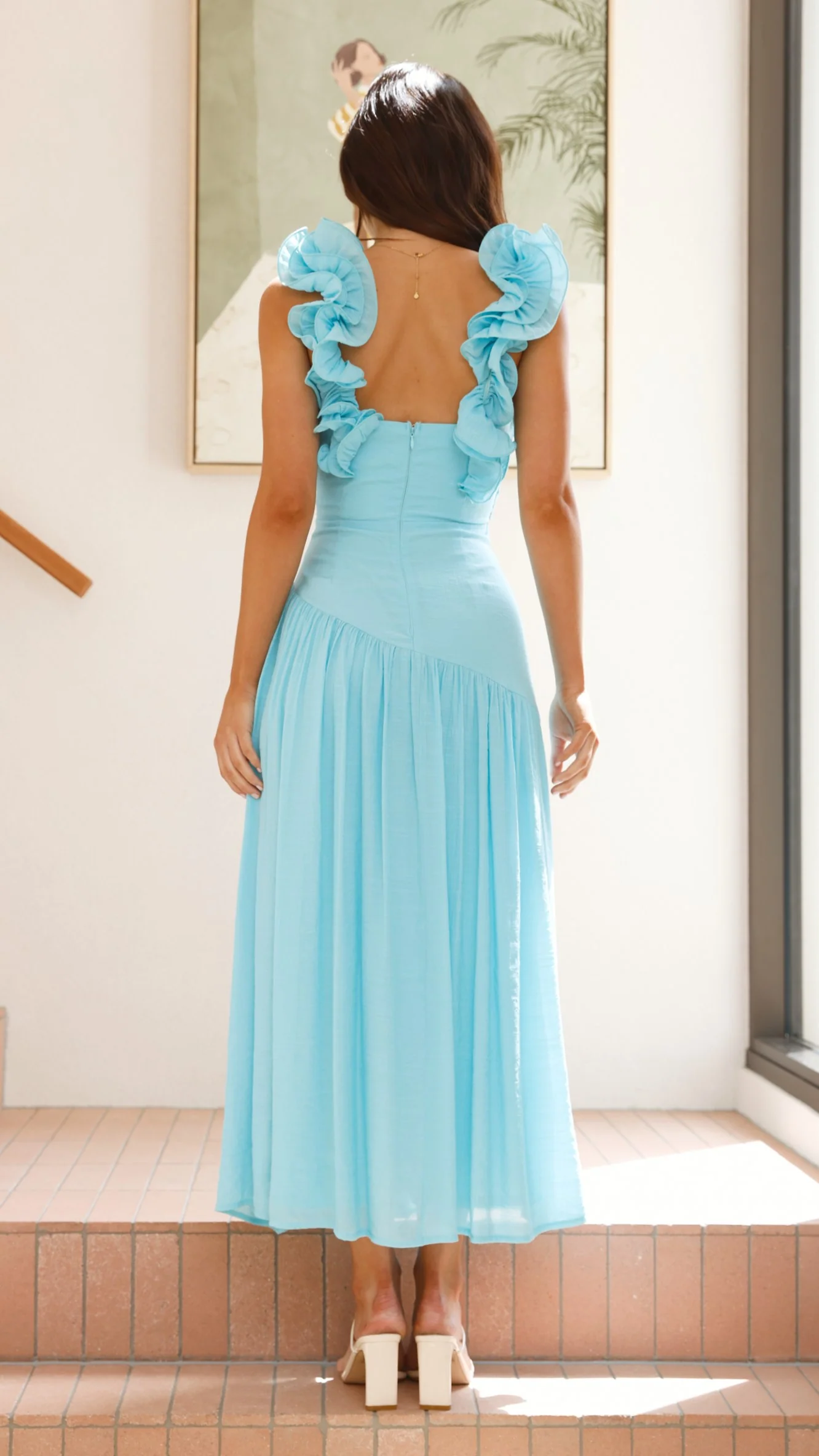 Alma Maxi Dress - Blue