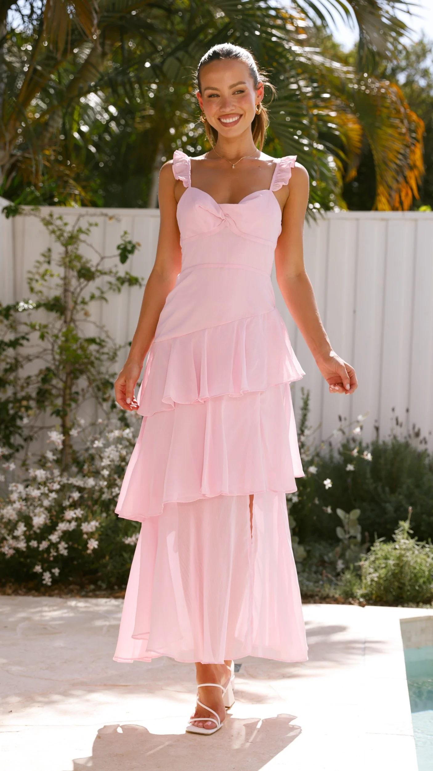 Achelle Maxi Dress - Pink
