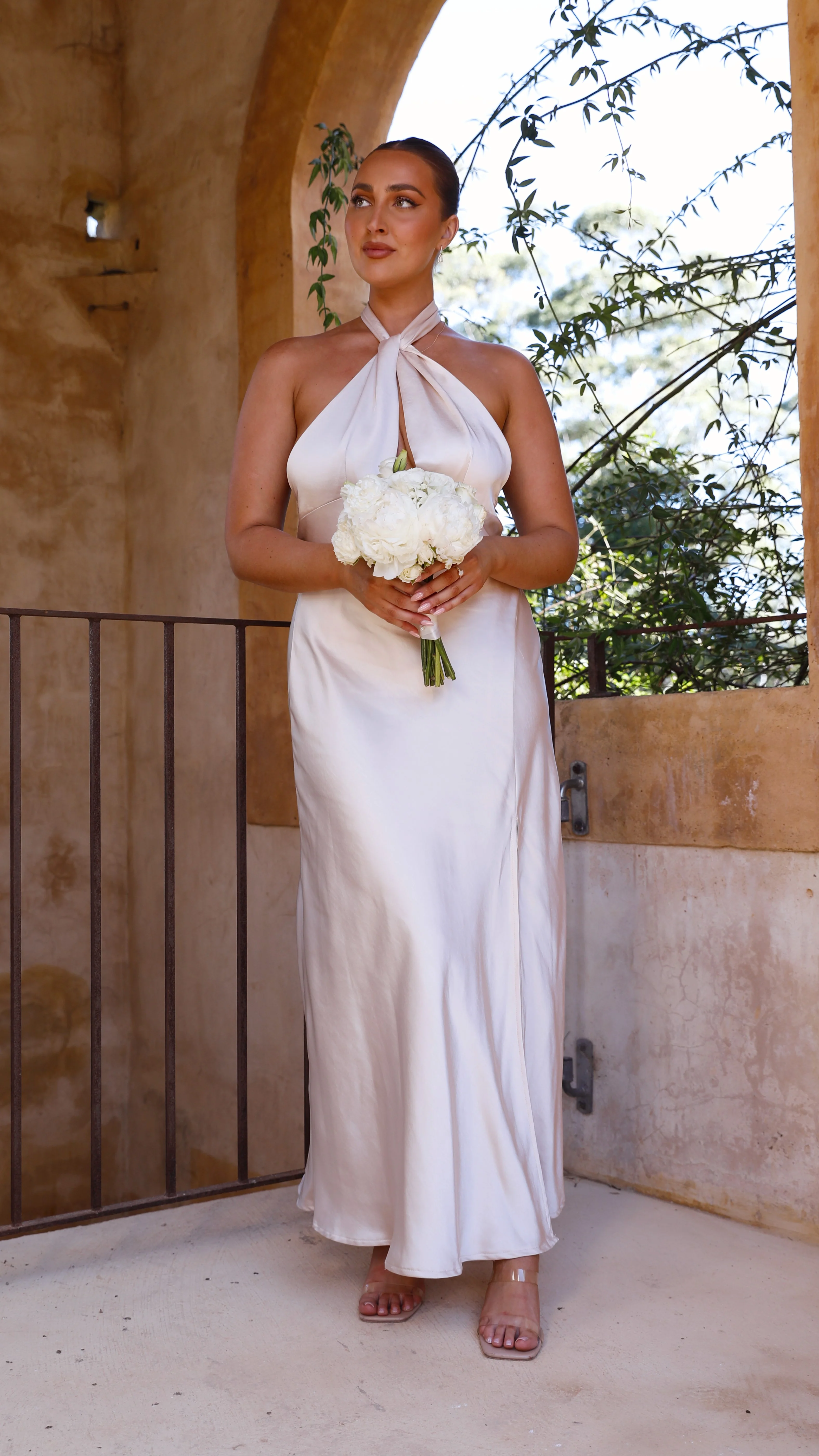 Amalia Maxi Dress - Champagne