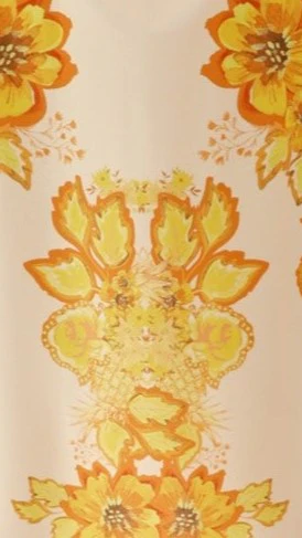 Addison Maxi Dress - Orange/Yellow Floral