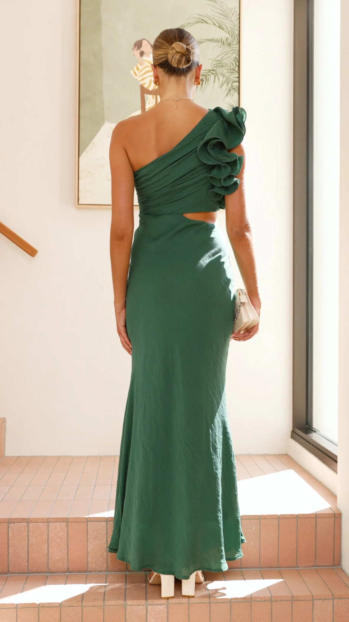 Amina Maxi Dress - Forest Green