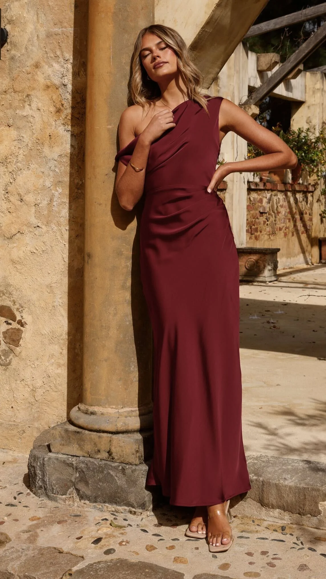 Gigi Maxi Dress - Wine