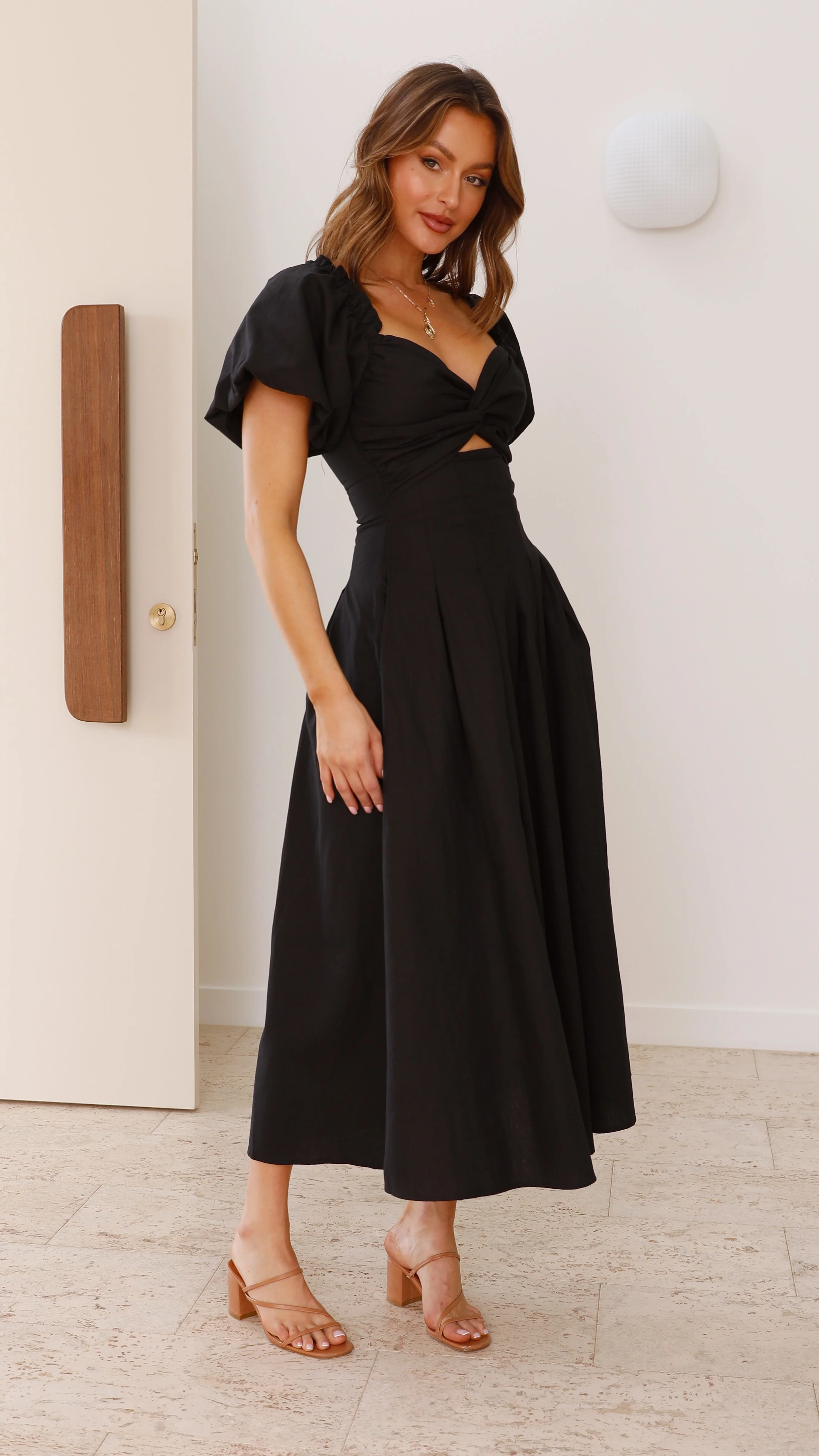 Christina Maxi Dress - Black